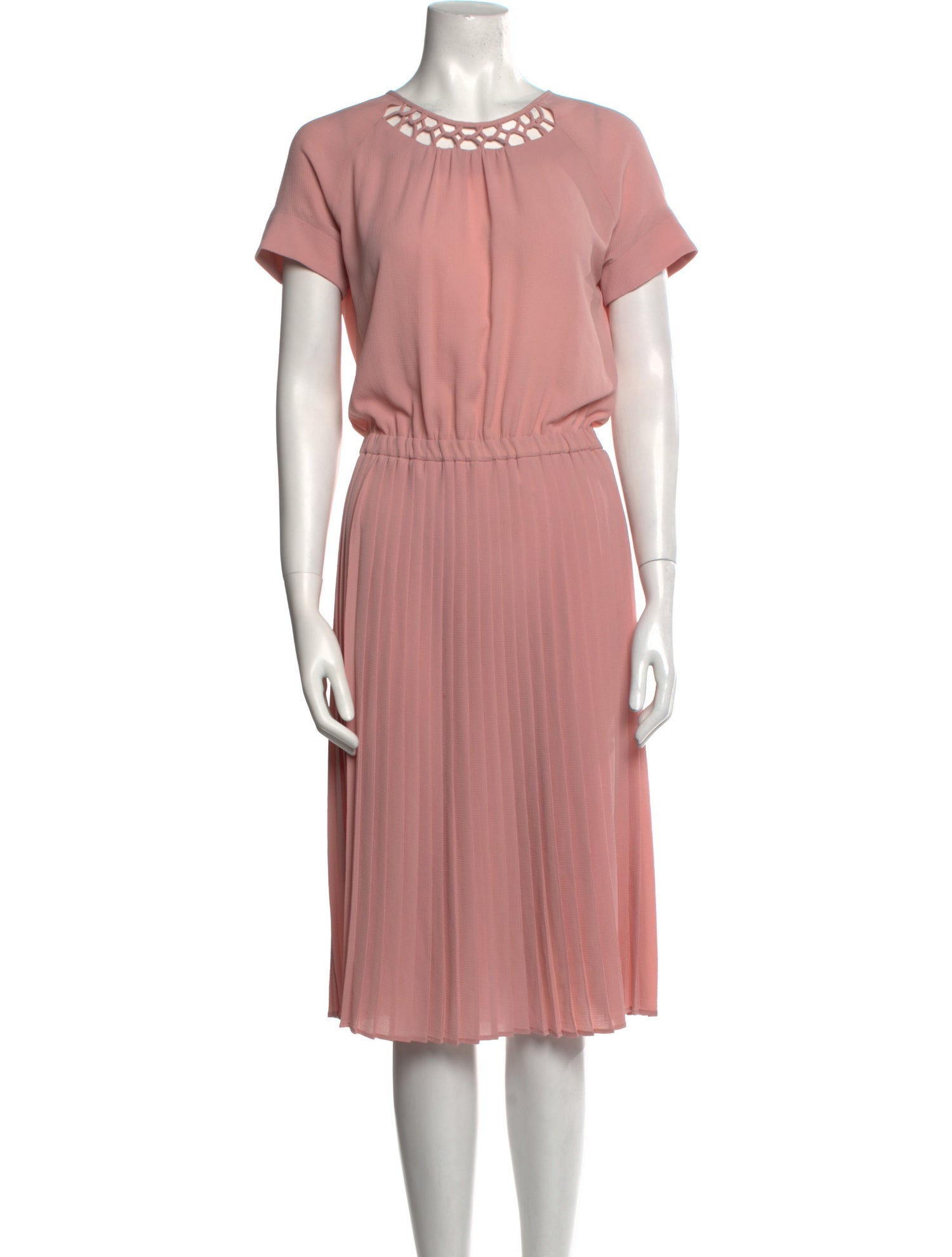 Gerard Darel Crew Neck Midi Length Dress
