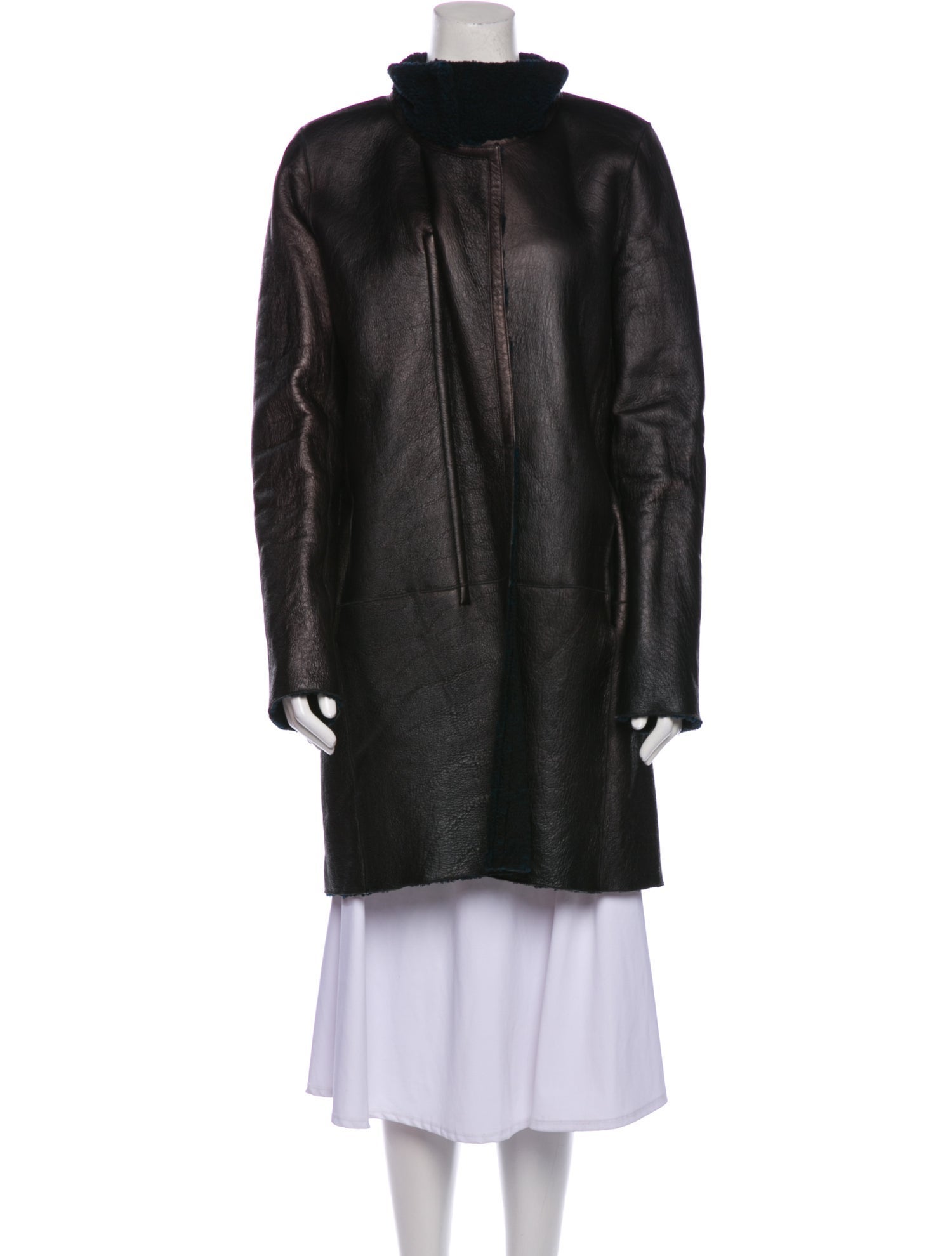 Gerard Darel Reversible Leather Coat