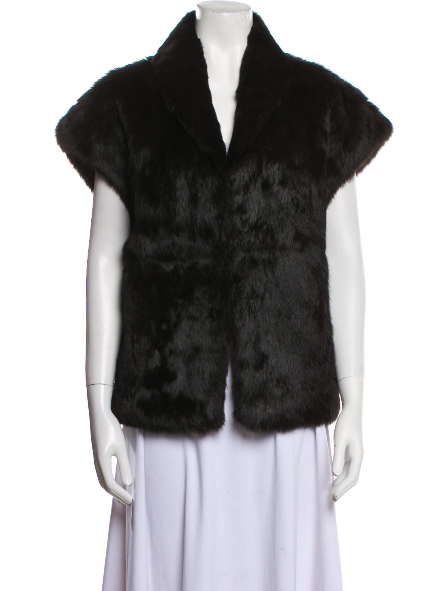 Gerard Darel Fur Faux Fur Jacket
