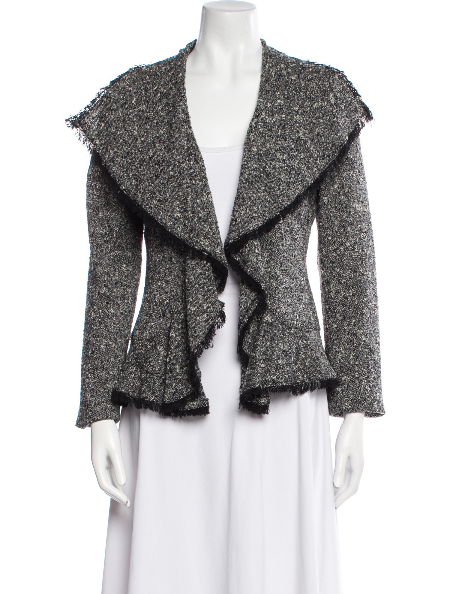 Gerard Darel Wool Tweed Pattern Evening Jacket