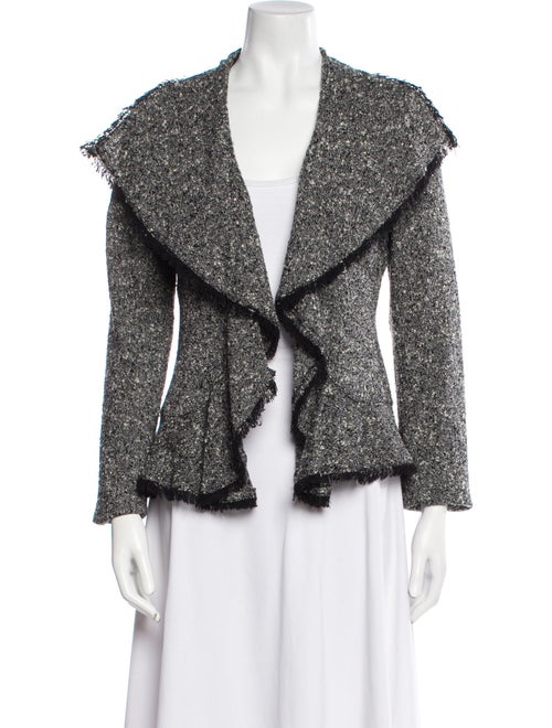 Gerard Darel Wool Tweed Pattern Evening Jacket