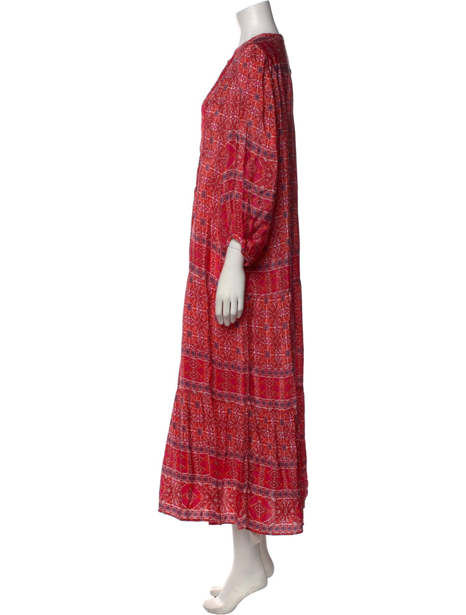 Gerard Darel Paisley Print Long Dress