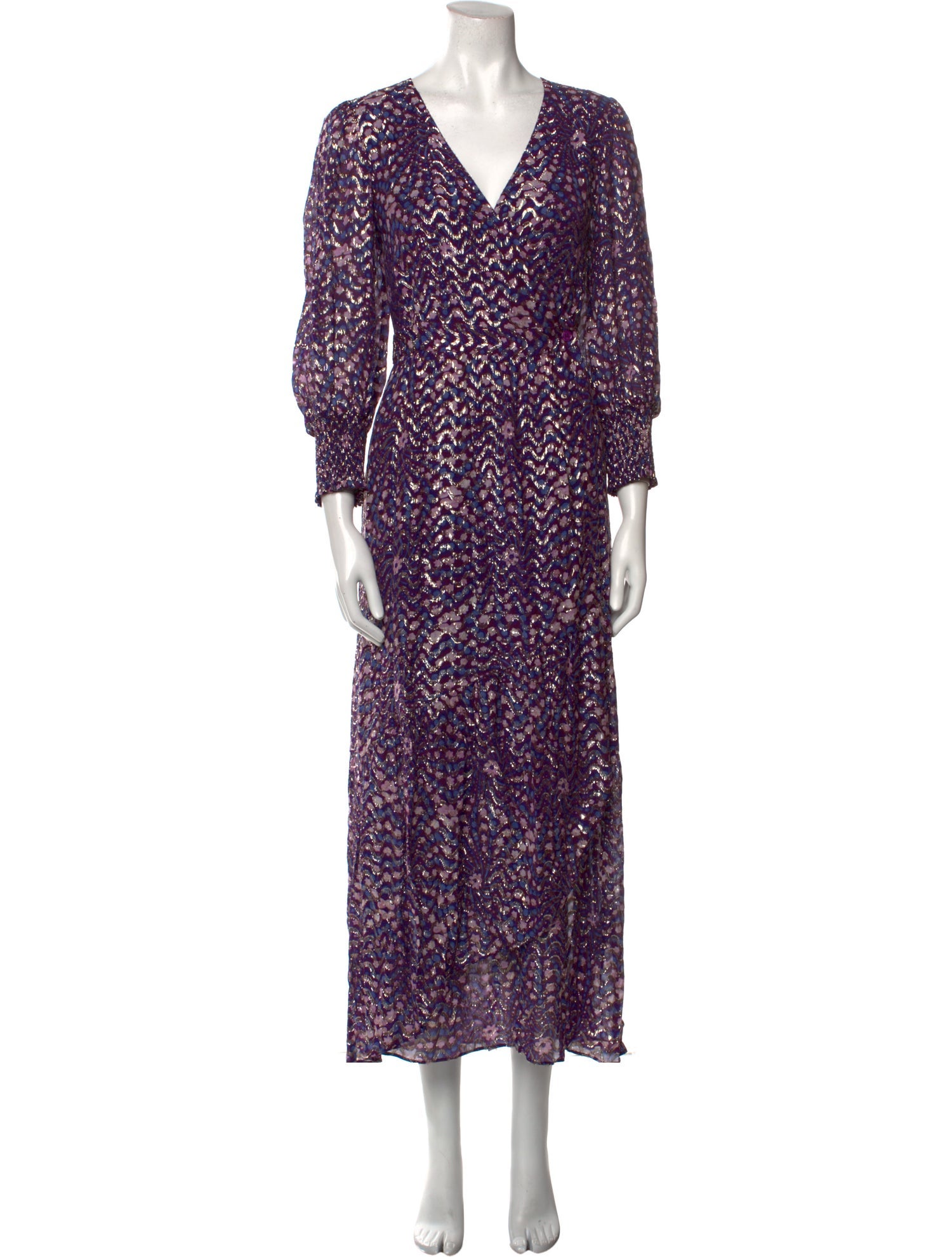 Gerard Darel Printed Long Dress