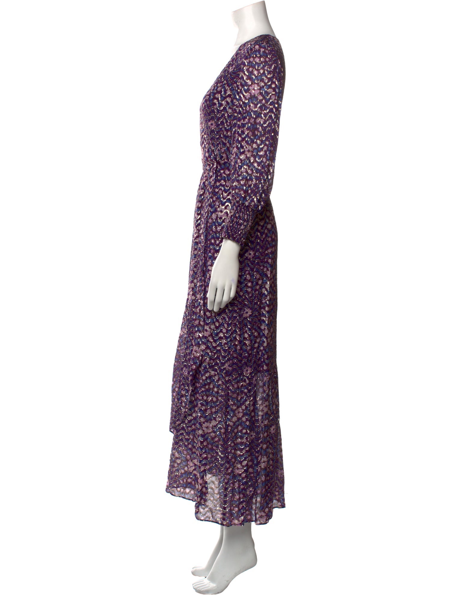 Gerard Darel Printed Long Dress