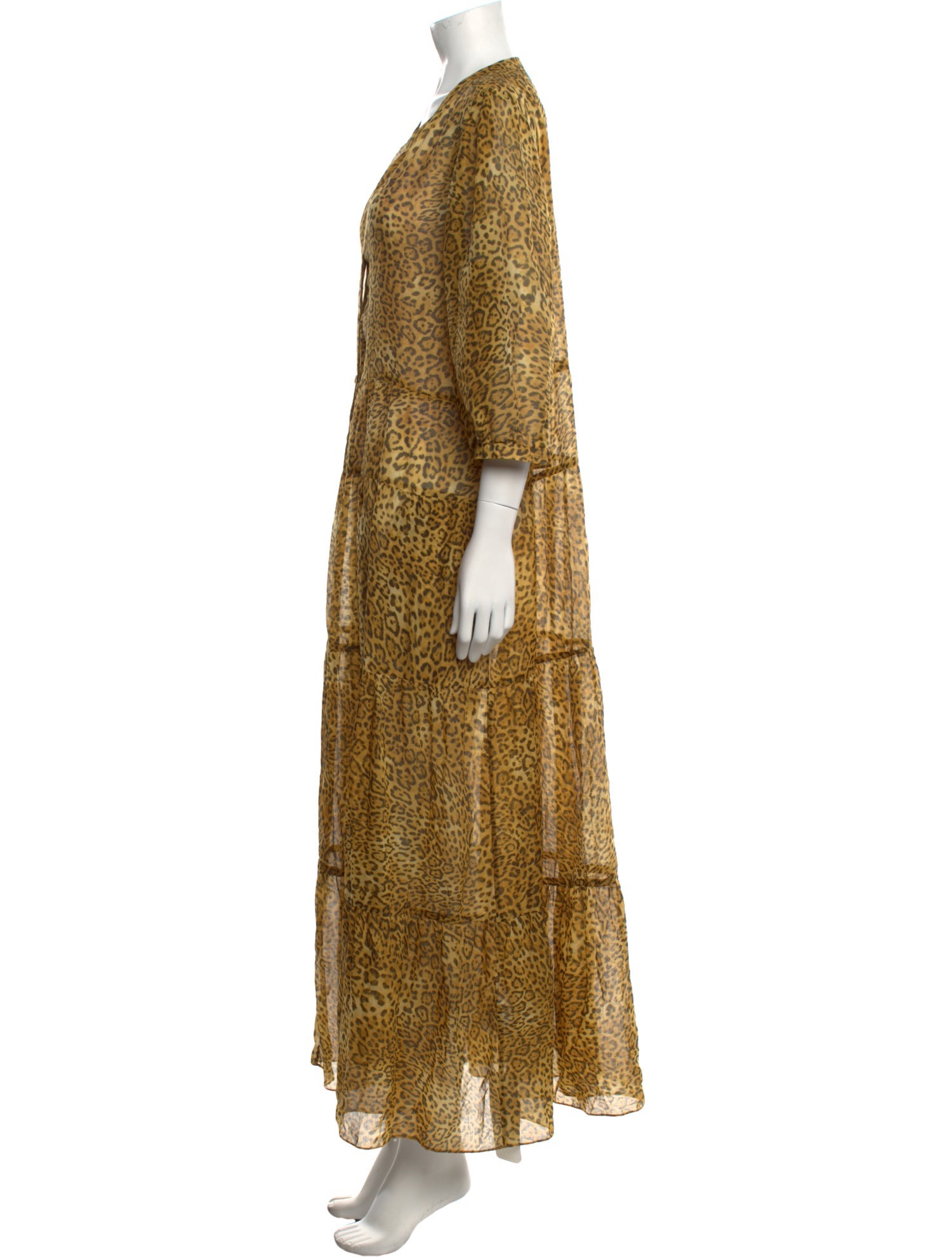 Gerard Darel Printed Long Dress