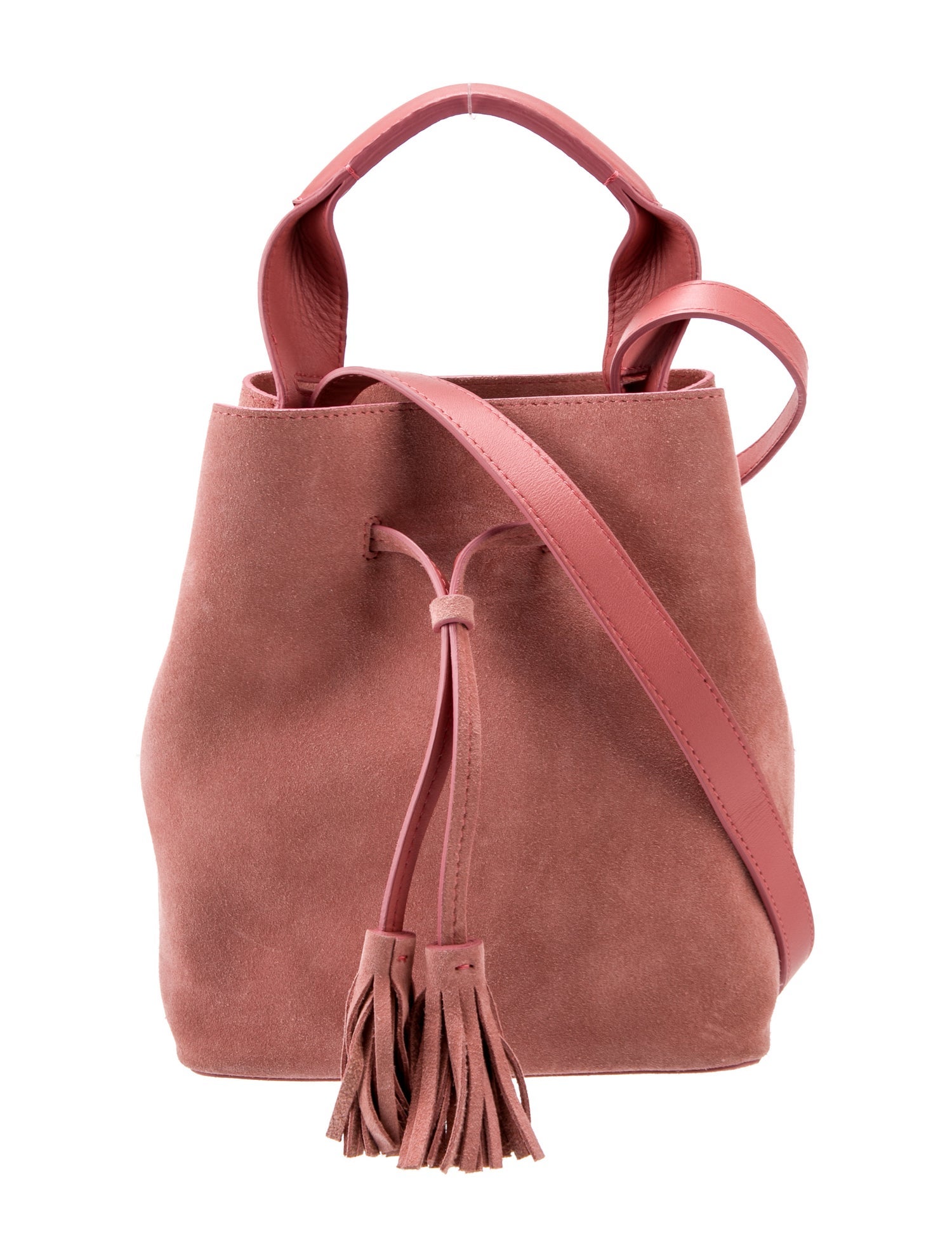 Gerard Darel Suede Top Handle Bag