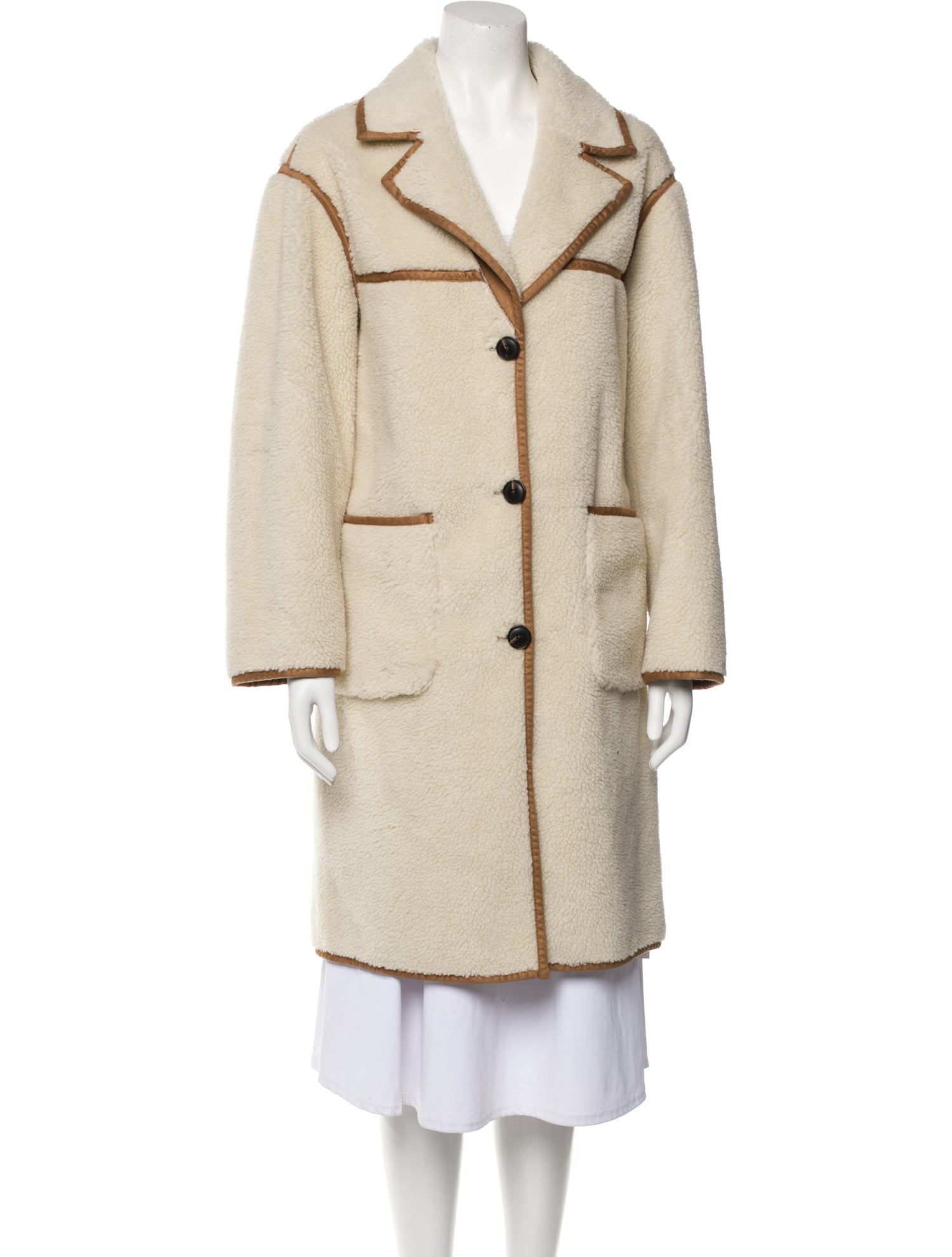 Gerard Darel Faux Fur Coat w/ Tags