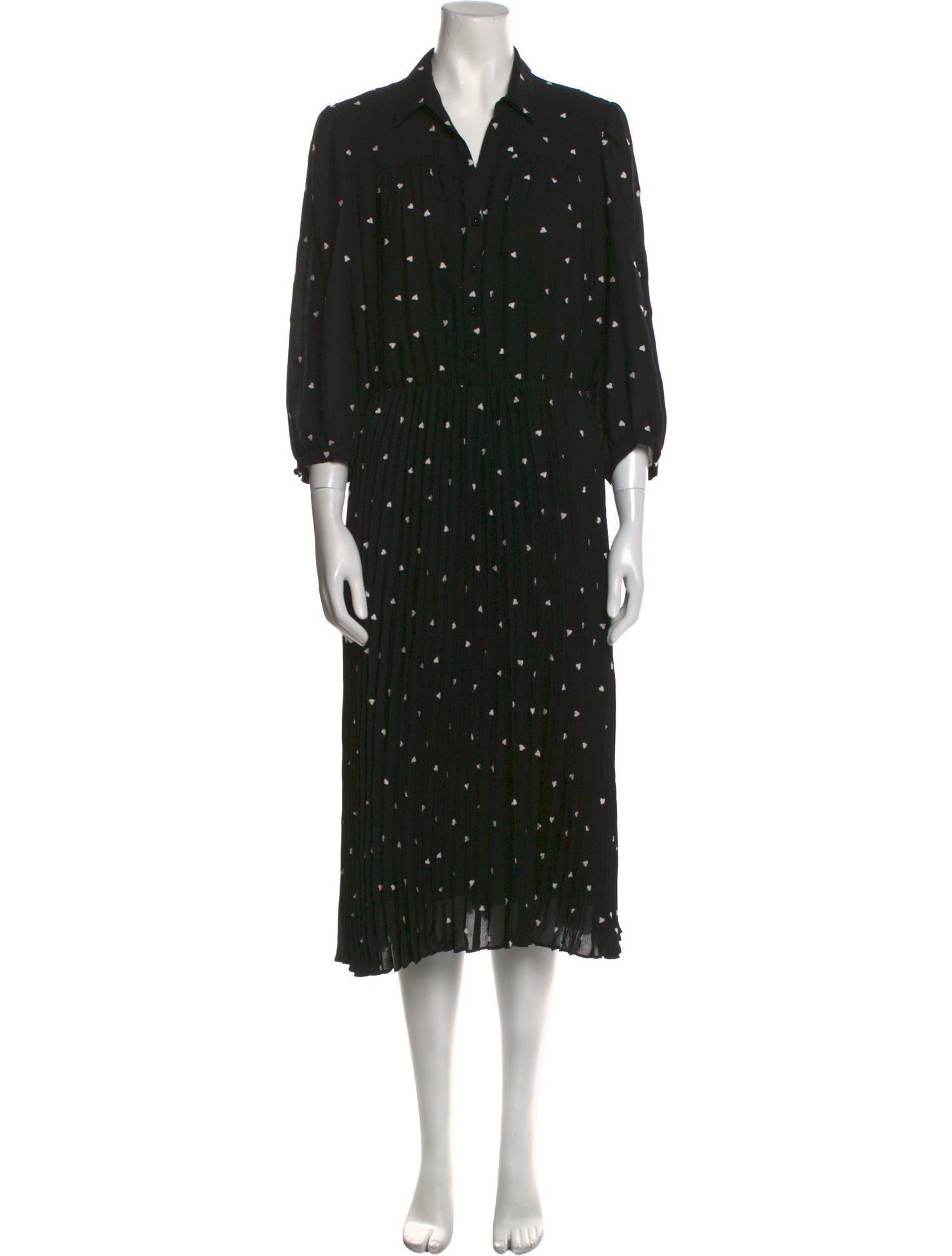 Gerard Darel Printed Midi Length Dress