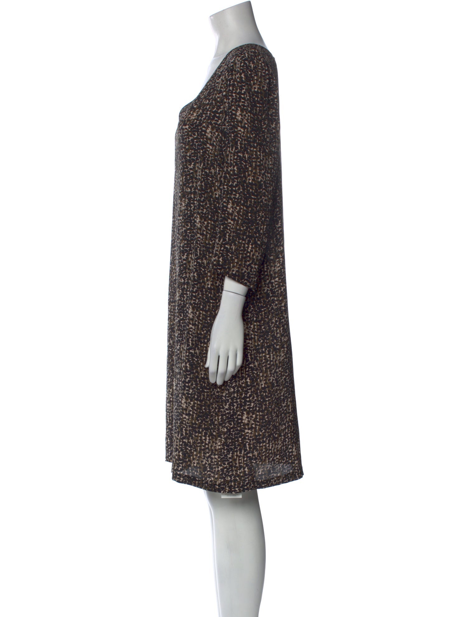 Gerard Darel Silk Knee-Length Dress