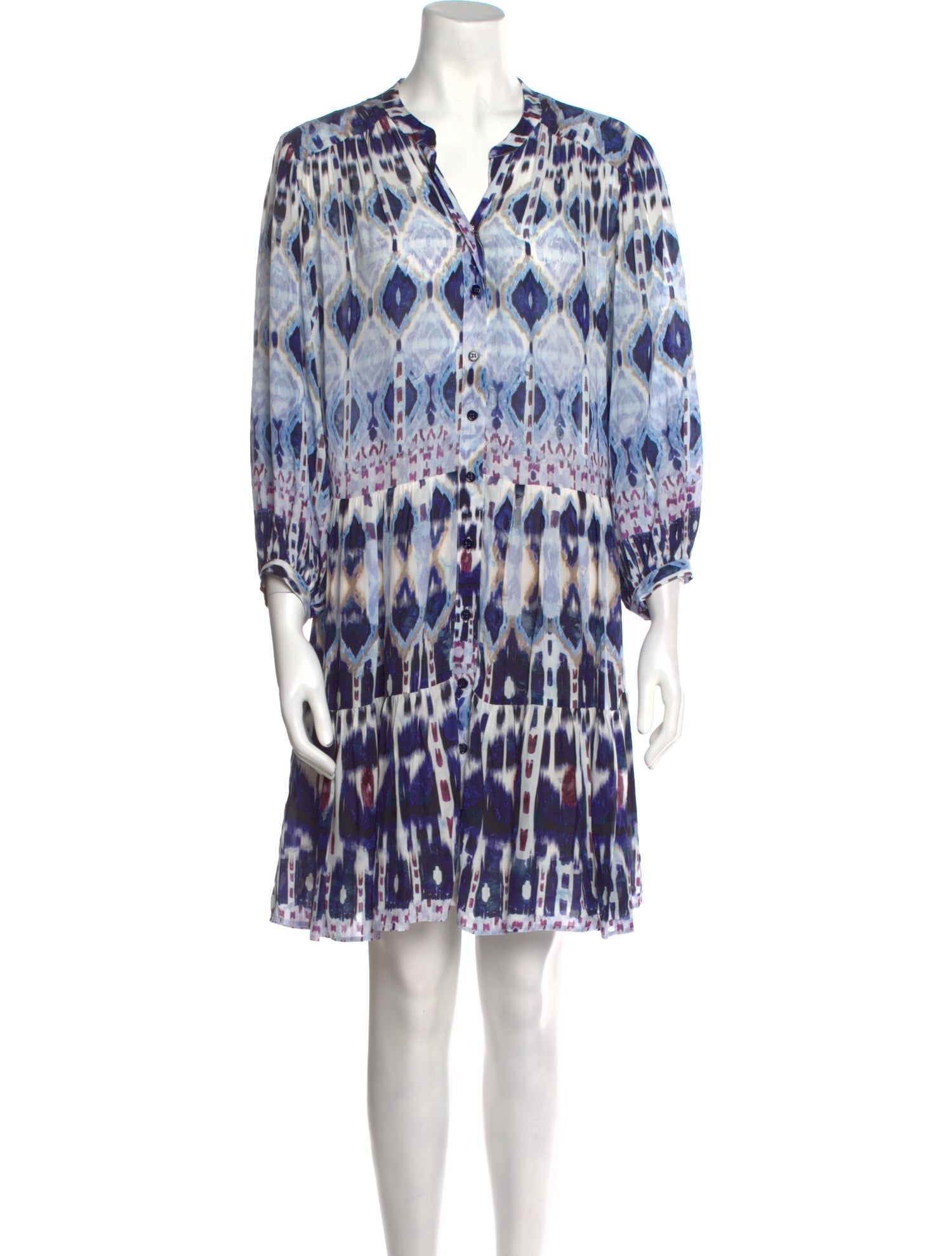 Gerard Darel Printed Mini Dress