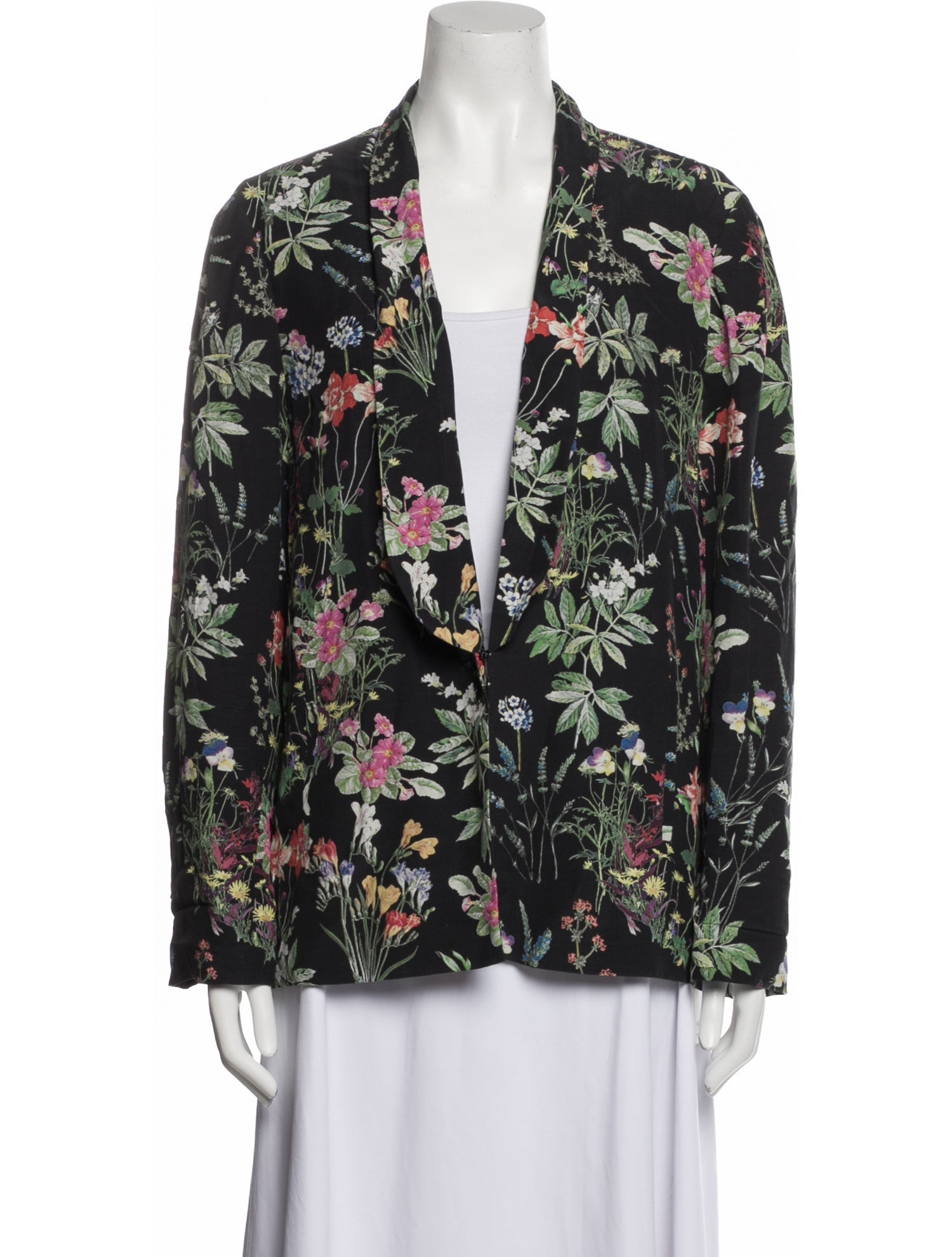 Gerard Darel Floral Print Blazer