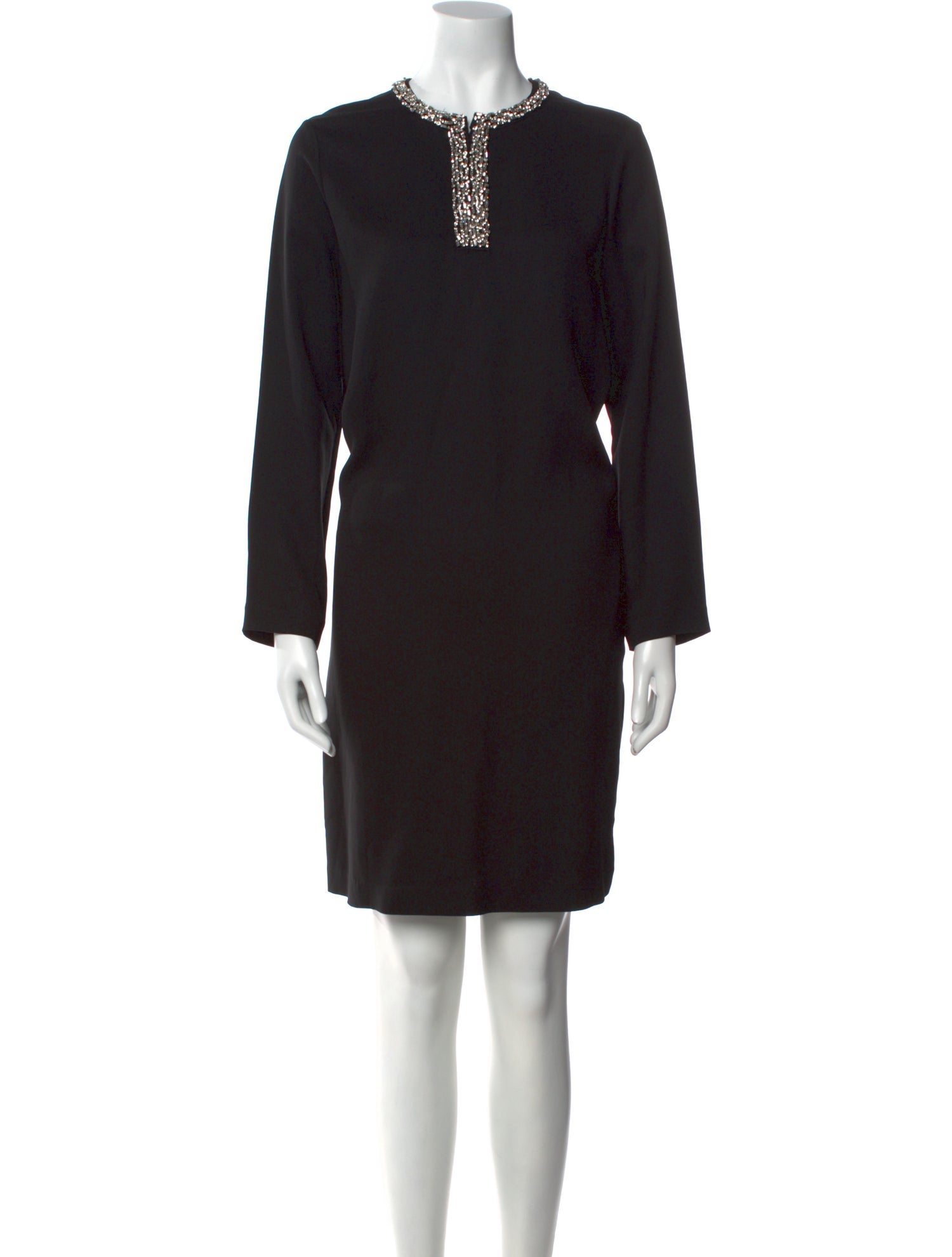 Gerard Darel Crew Neck Mini Dress