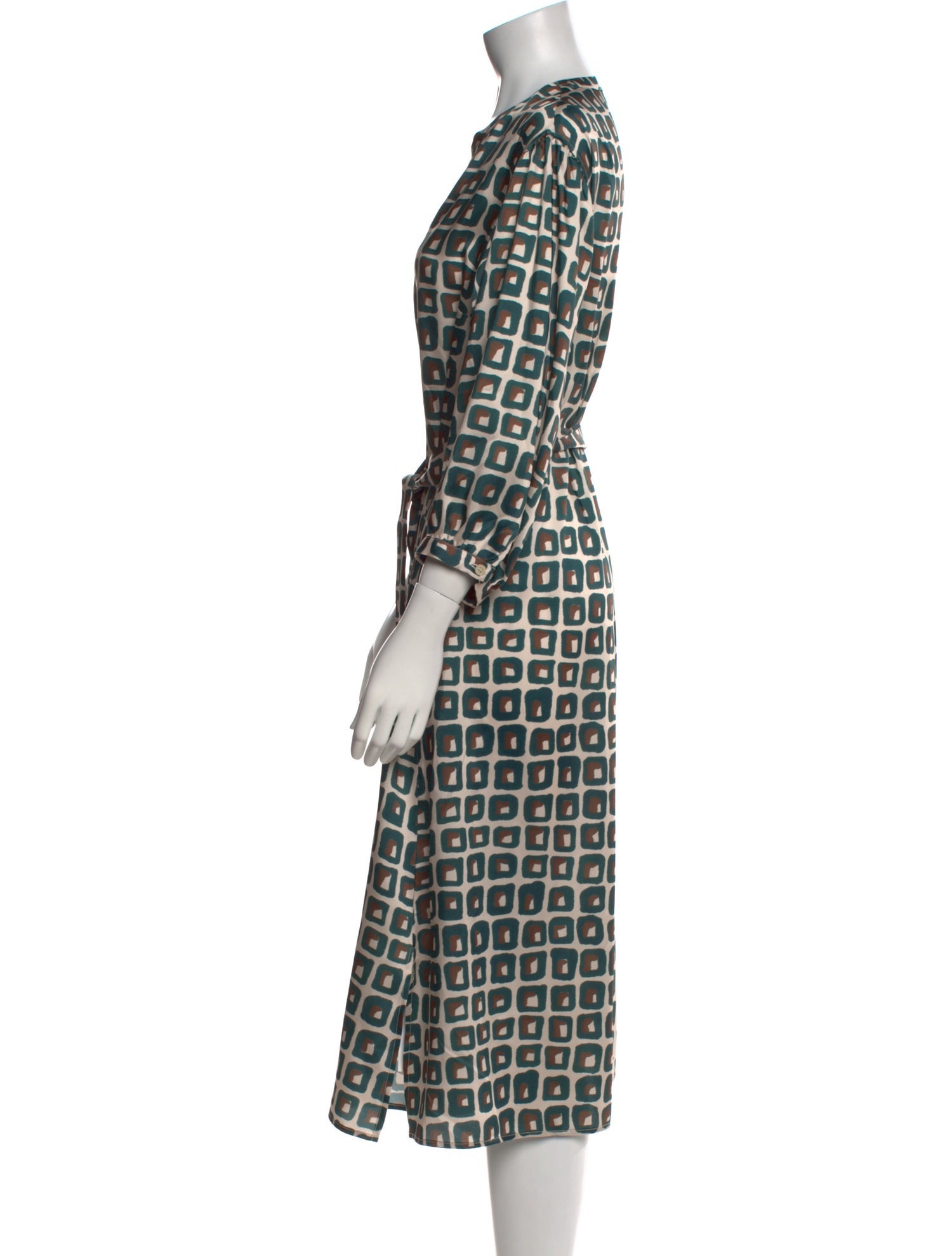 Gerard Darel Printed Midi Length Dress