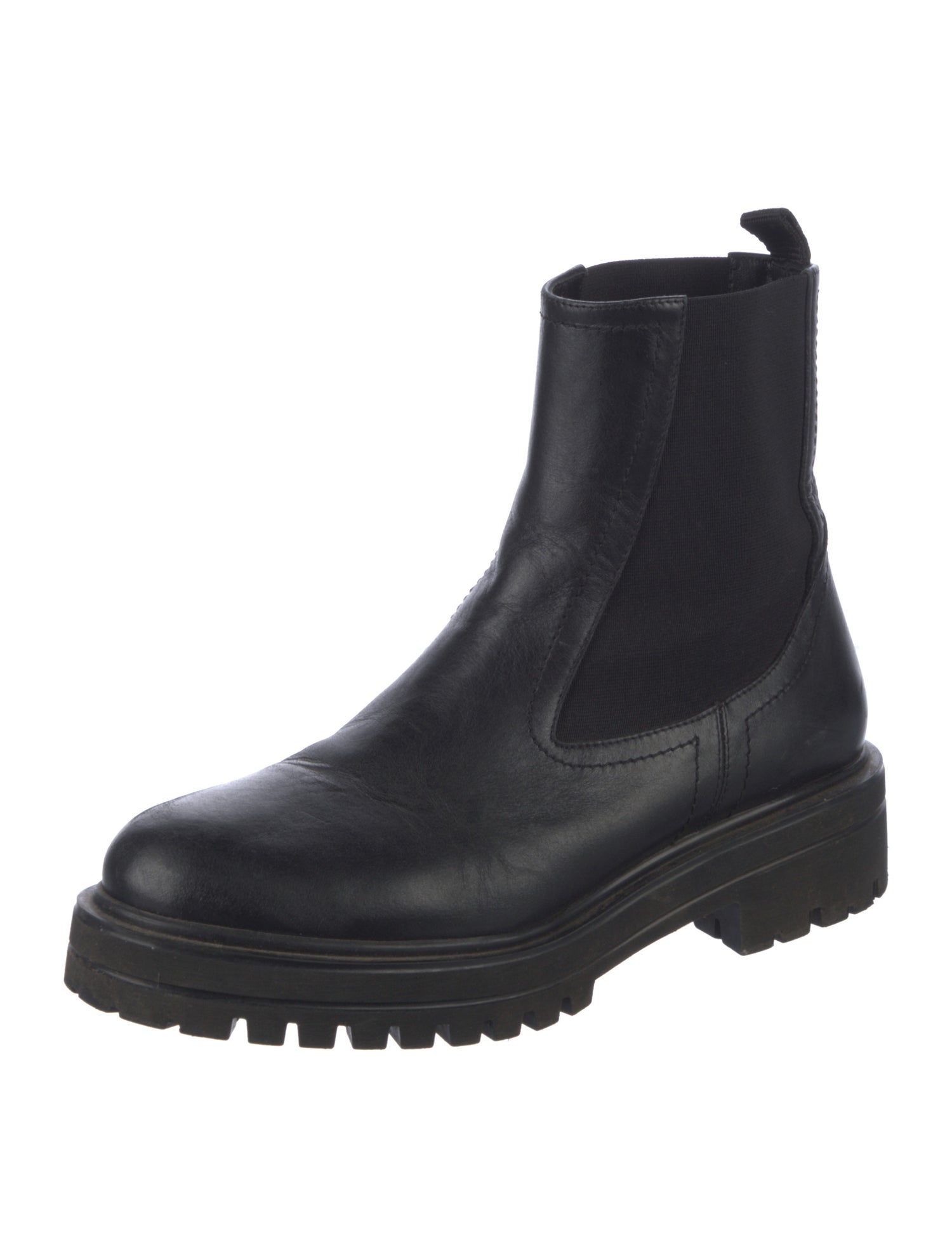 Gerard Darel Leather Chelsea Boots