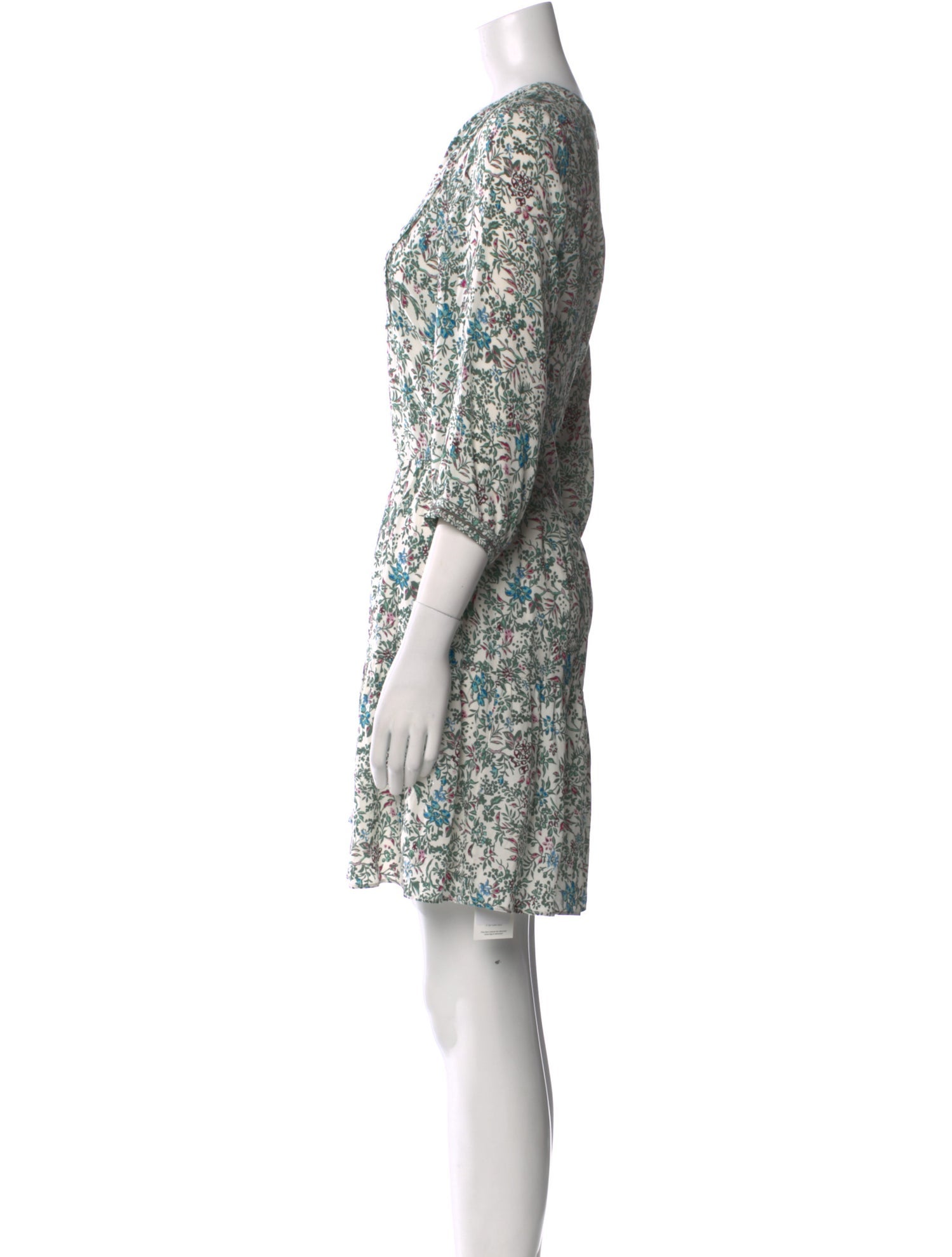 Gerard Darel Floral Print Mini Dress