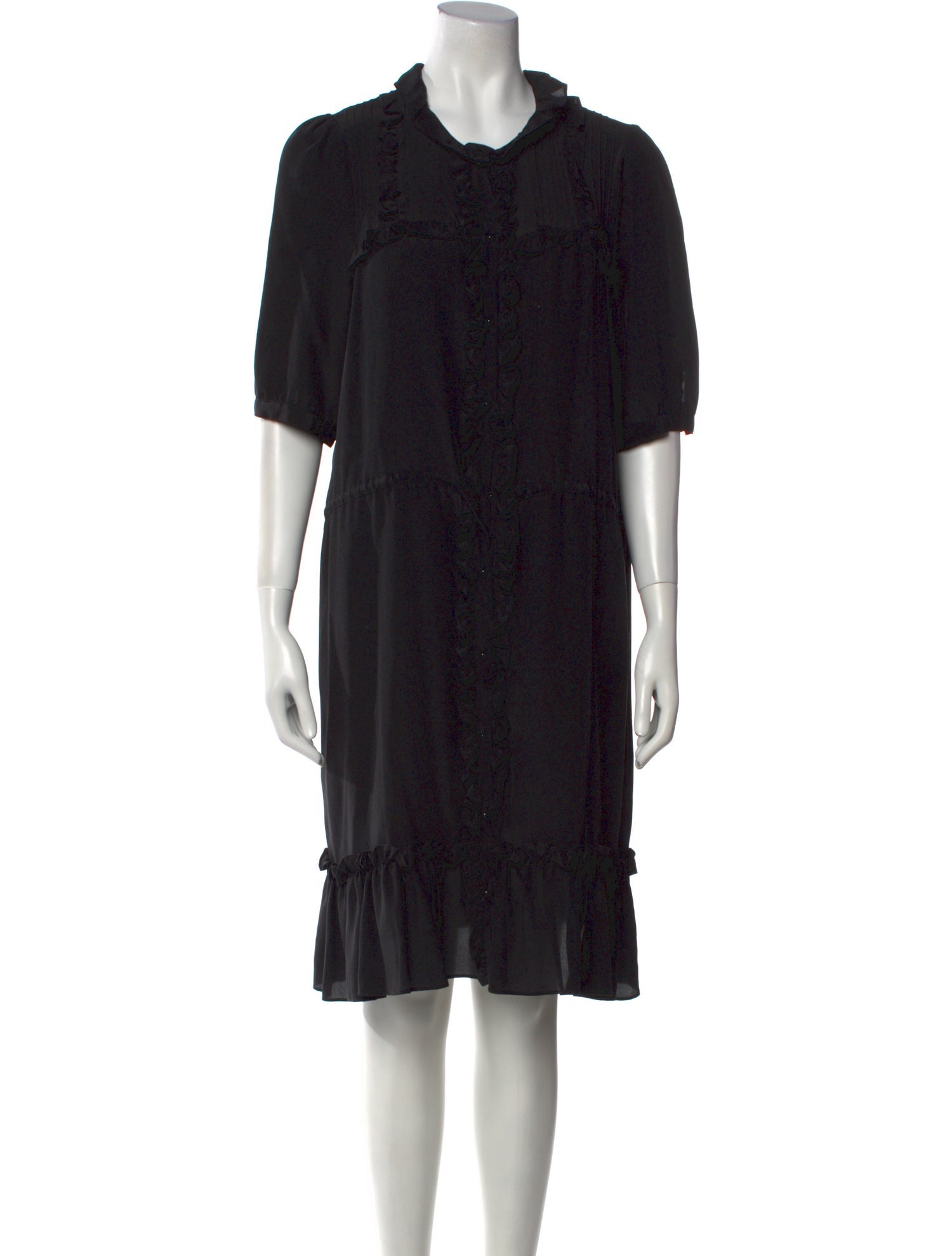 Gerard Darel Silk Midi Length Dress
