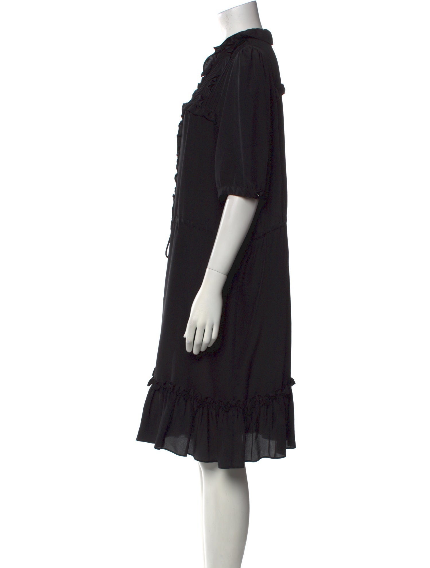 Gerard Darel Silk Midi Length Dress