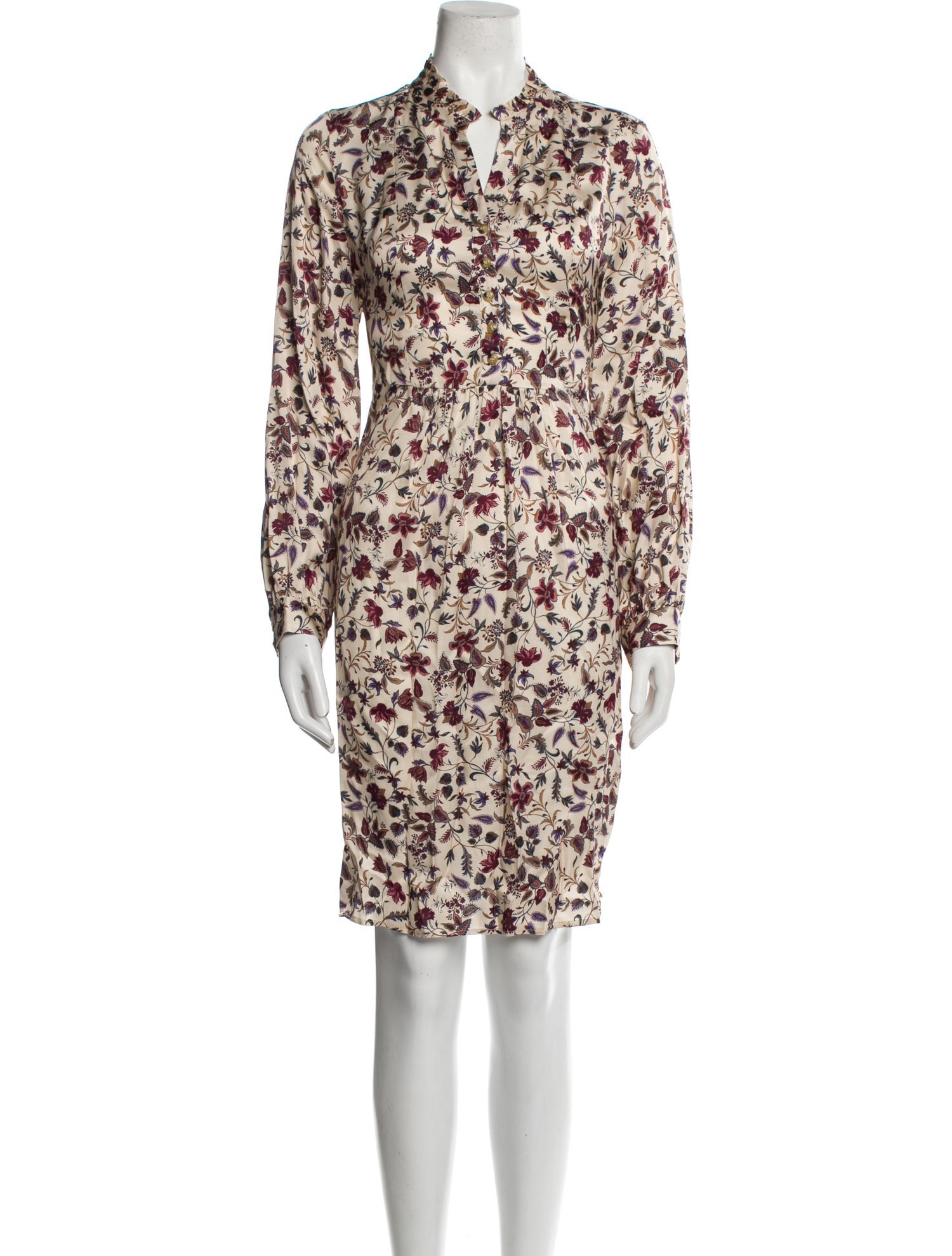 Gerard Darel Floral Print Knee-Length Dress w/ Tags