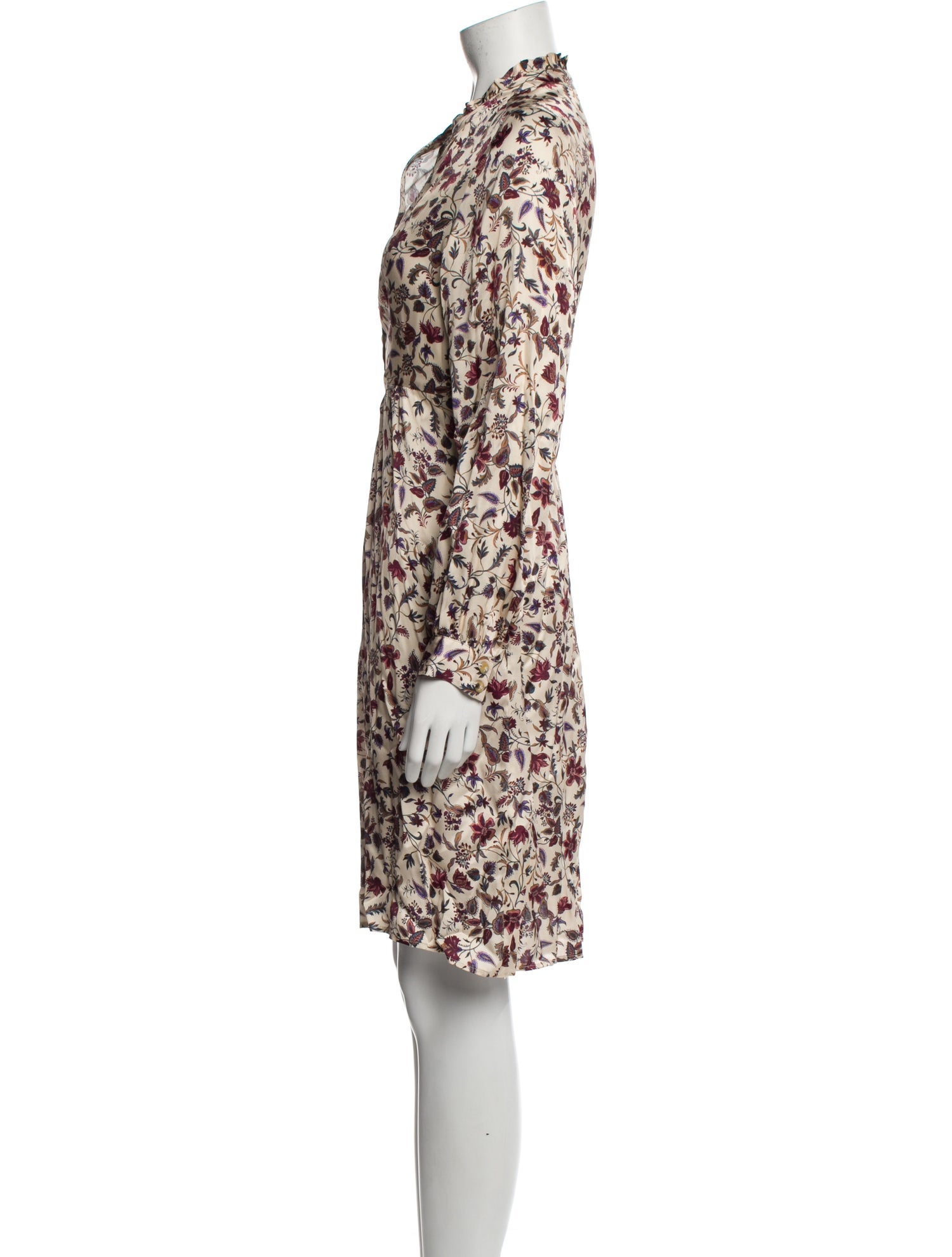 Gerard Darel Floral Print Knee-Length Dress w/ Tags