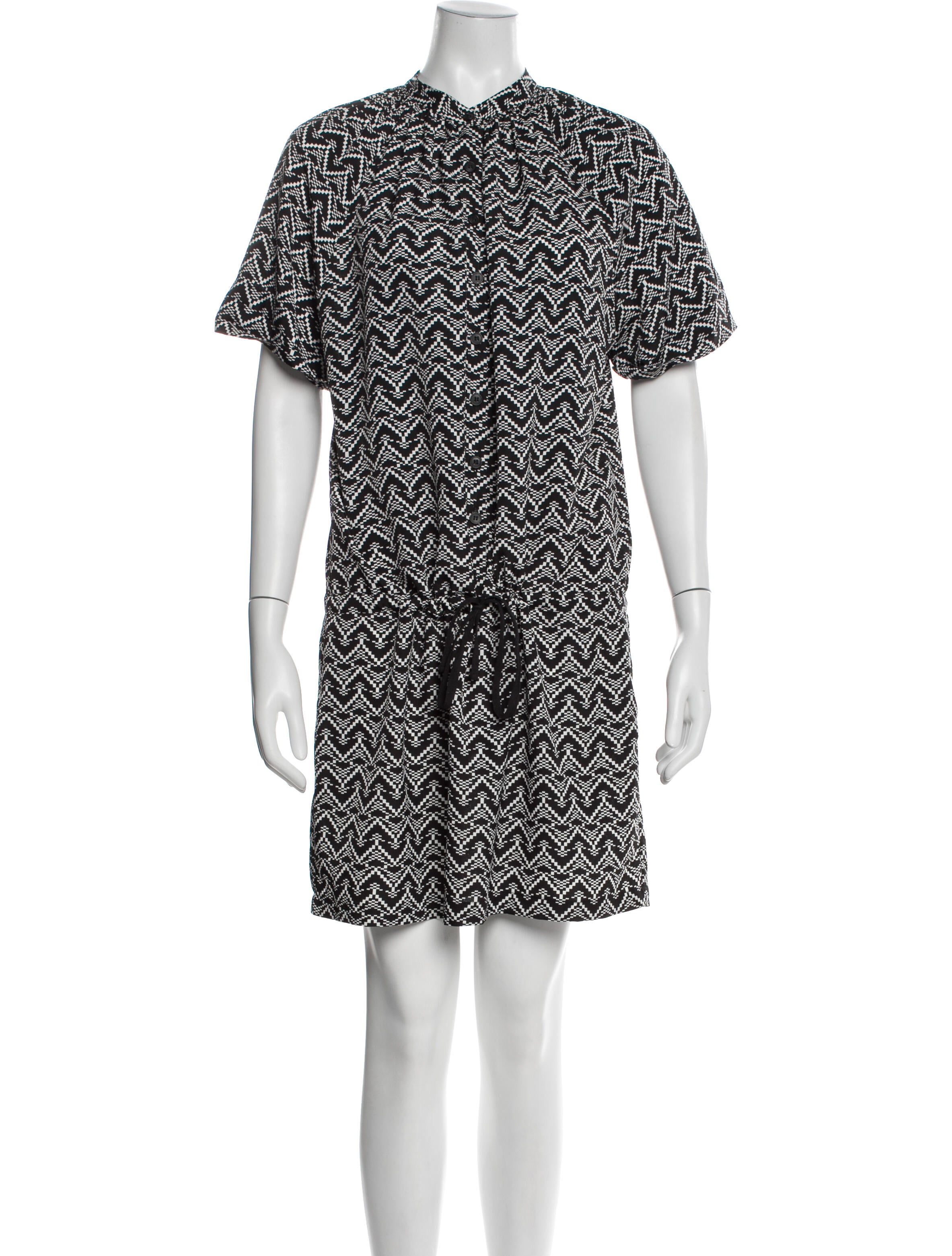 Gerard Darel Printed Mini Dress
