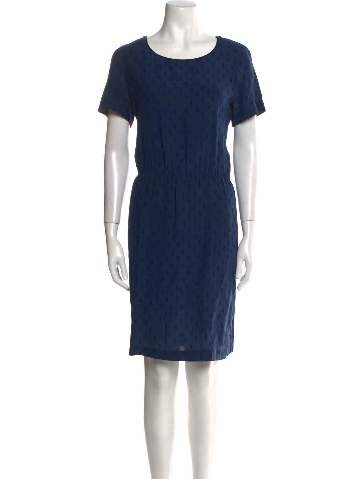 Gerard Darel Silk Knee-Length Dress