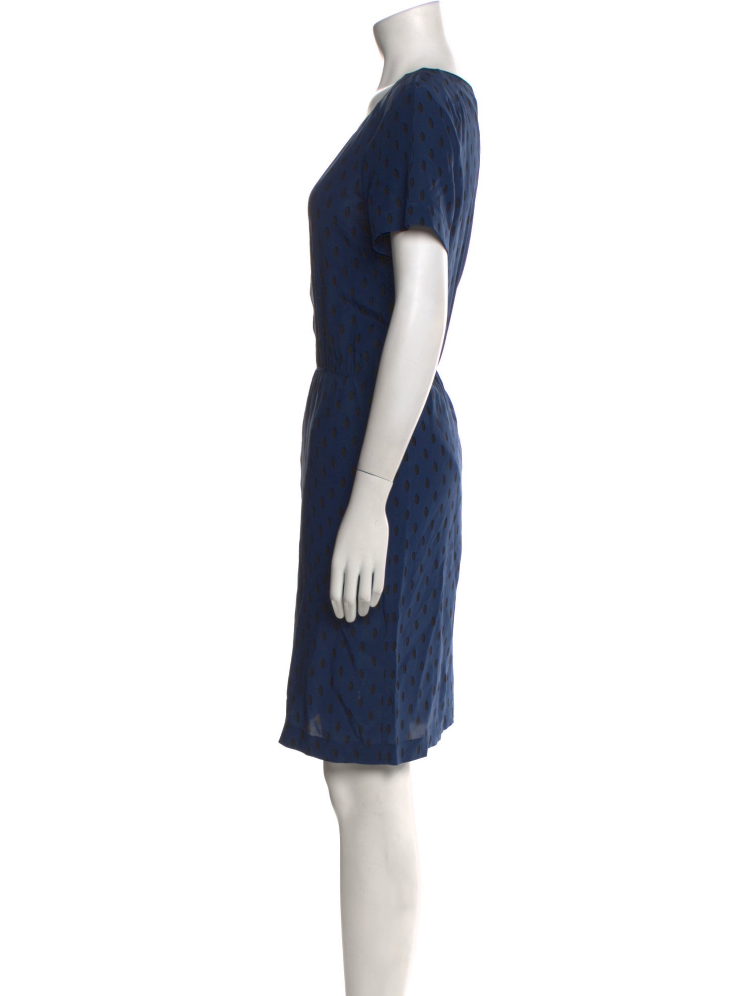 Gerard Darel Silk Knee-Length Dress