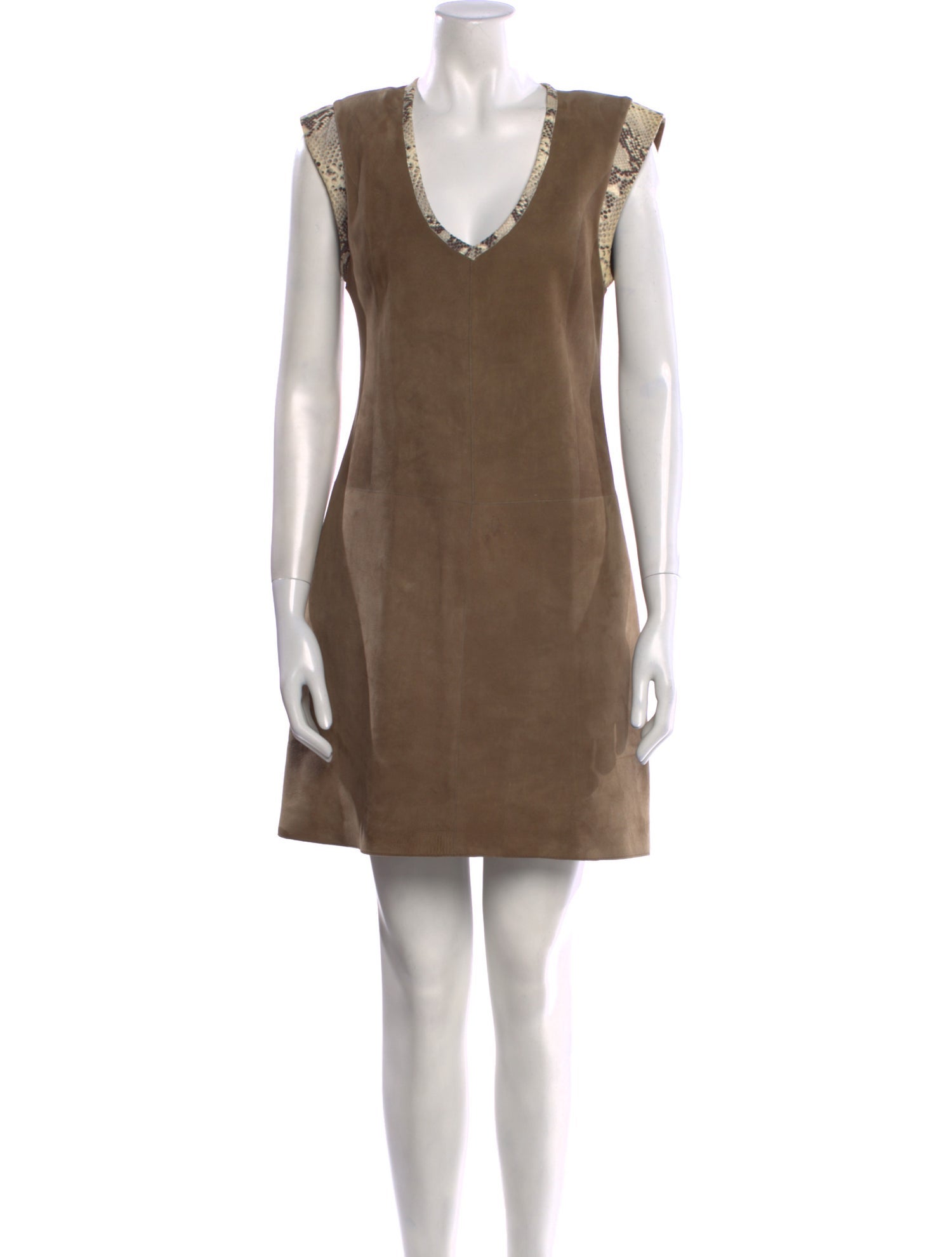 Gerard Darel Leather Mini Dress
