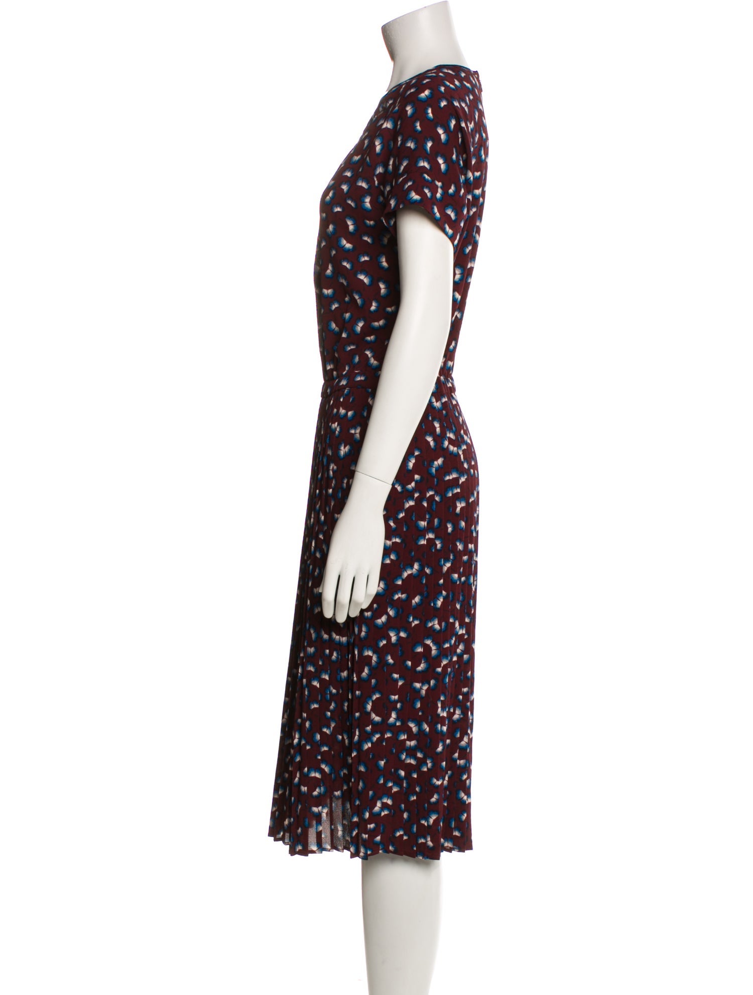 Gerard Darel Animal Print Midi Length Dress