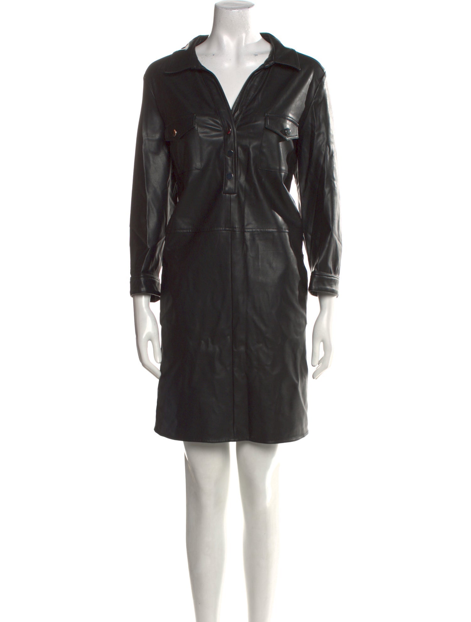 Gerard Darel V-Neck Knee-Length Dress