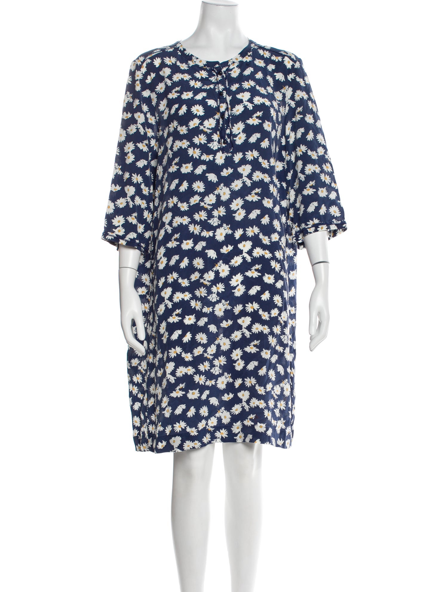 Gerard Darel Silk Knee-Length Dress