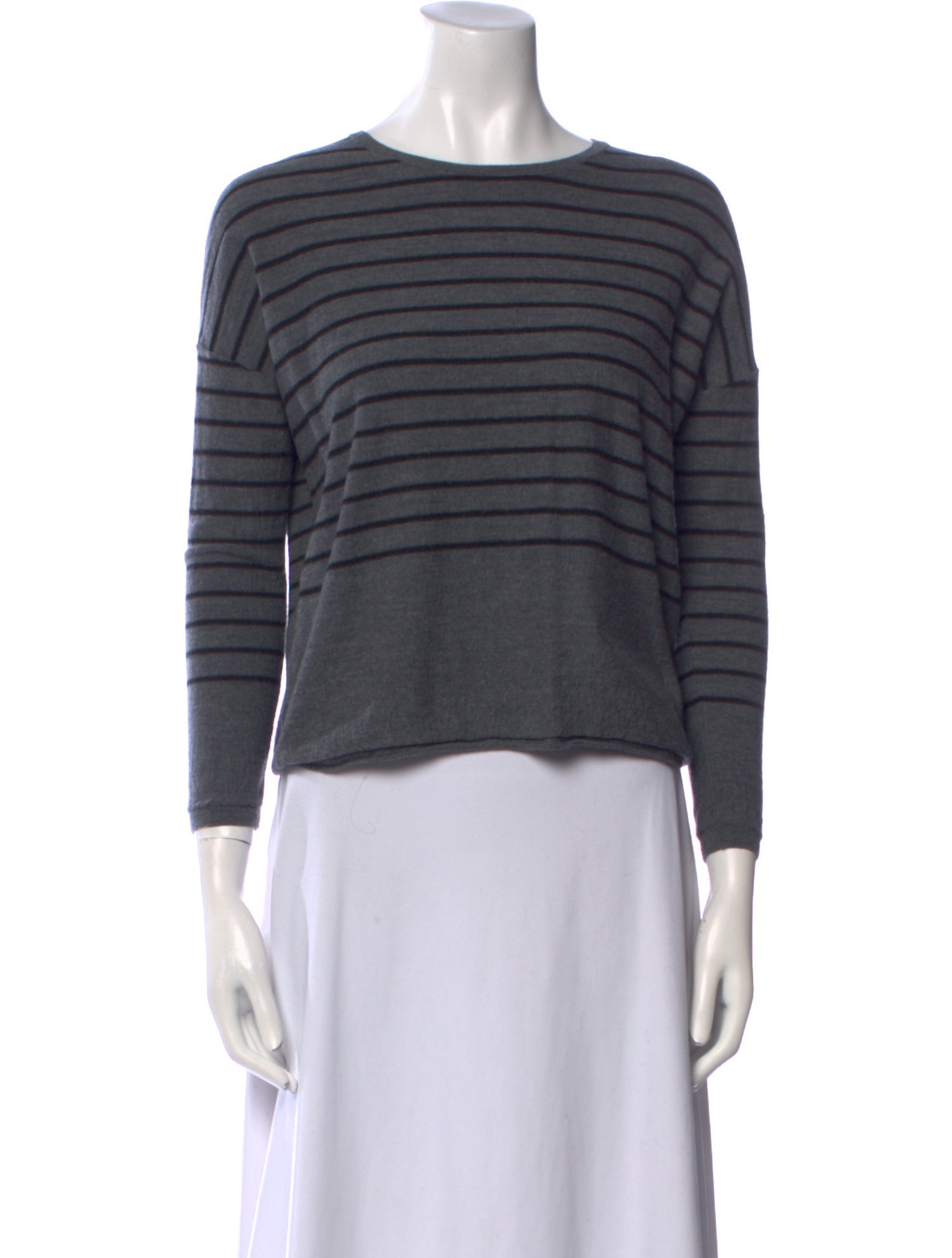 Gerard Darel Merino Wool Striped Sweater