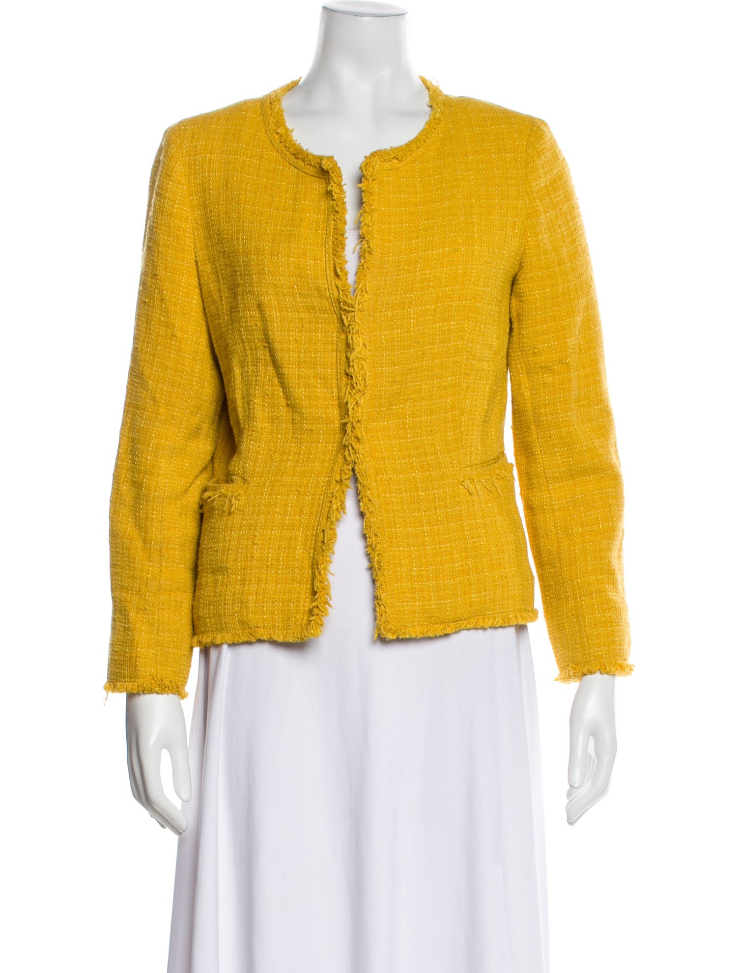 Gerard Darel Tweed Pattern Evening Jacket