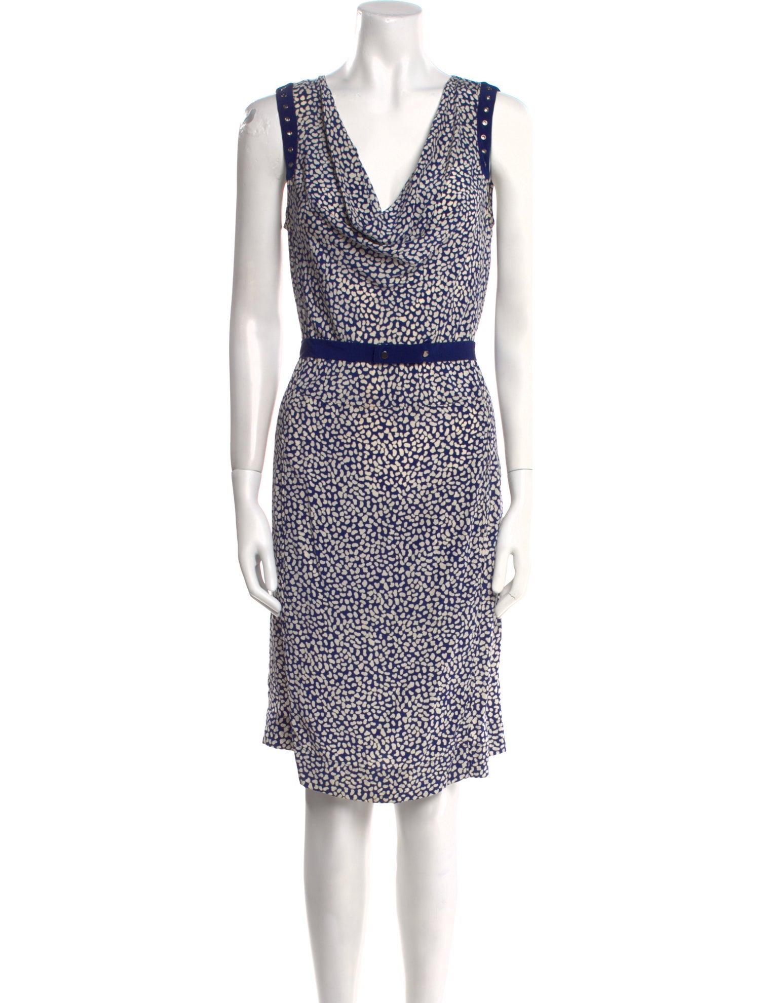 Gerard Darel Silk Knee-Length Dress