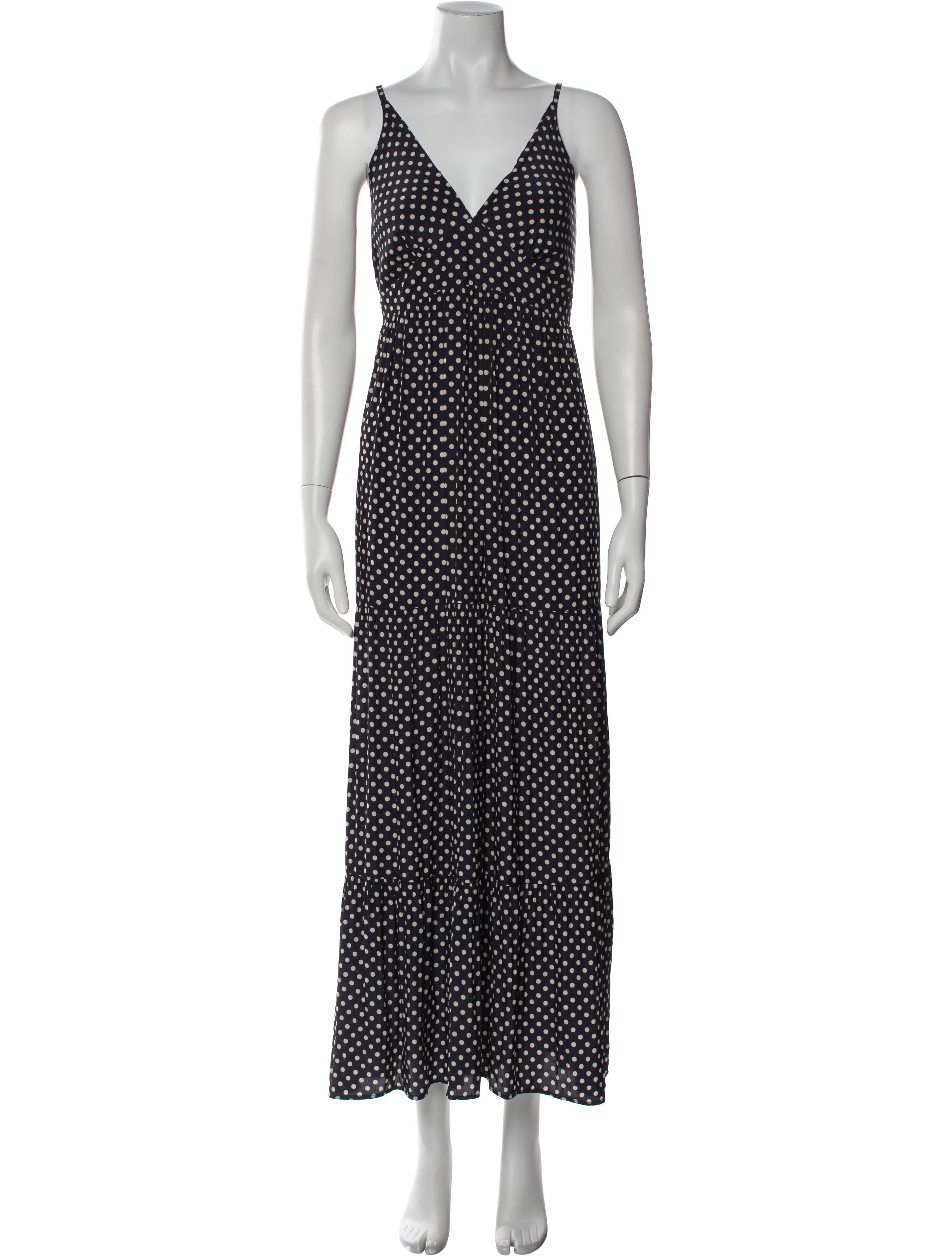 Gerard Darel Polka Dot Print Long Dress