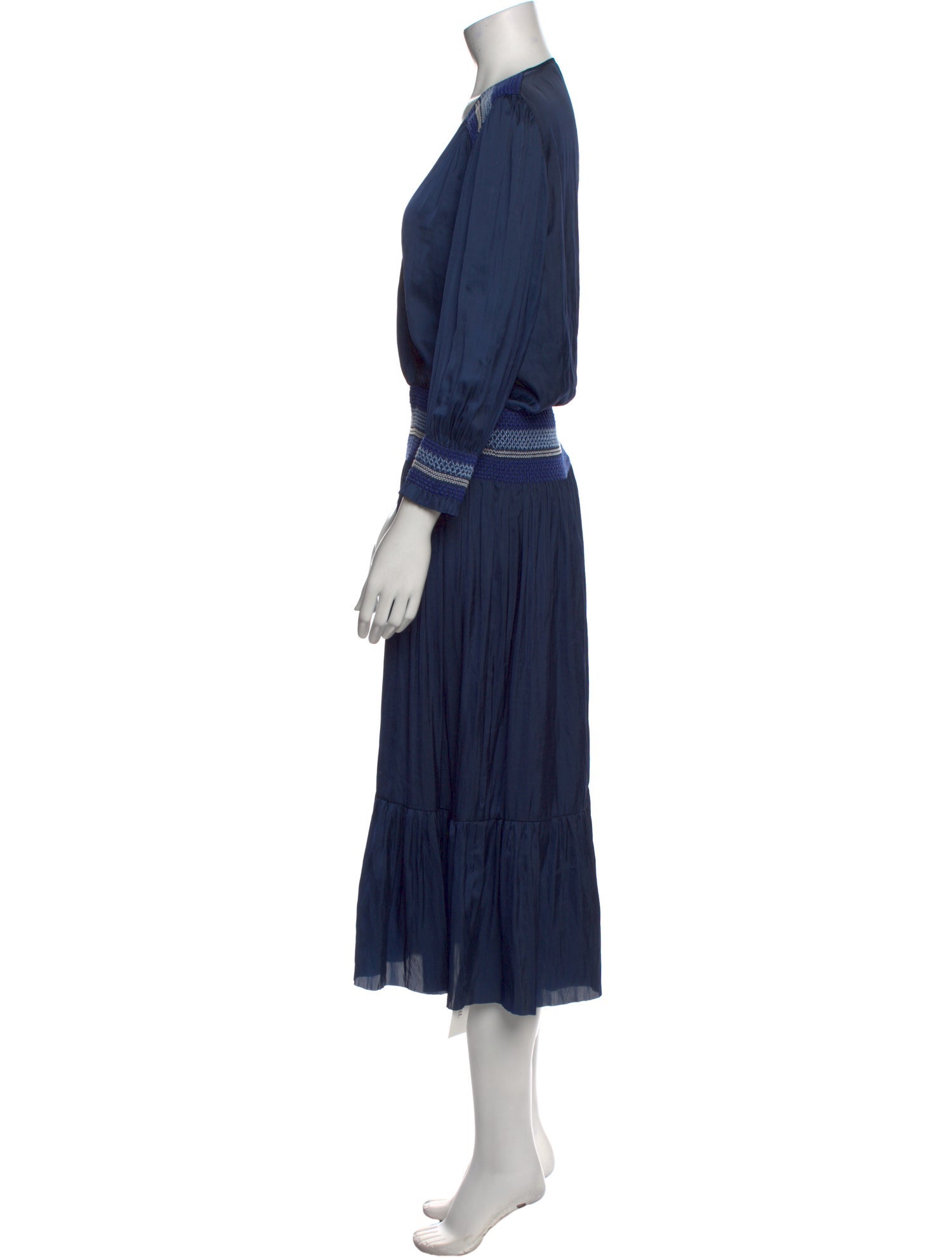 Gerard Darel V-Neck Long Dress