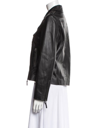 Gerard Darel Leather Biker Jacket