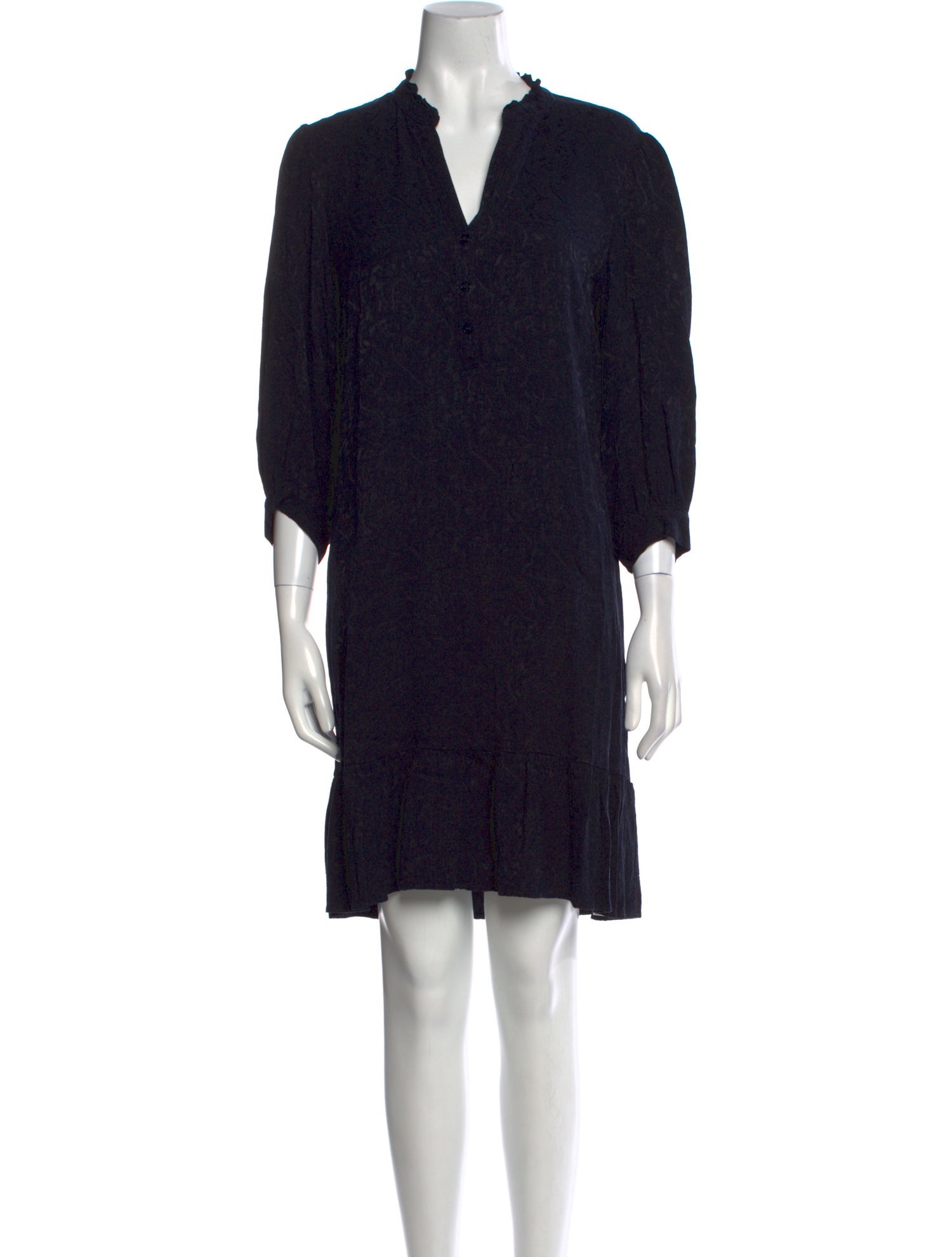 Gerard Darel V-Neck Mini Dress