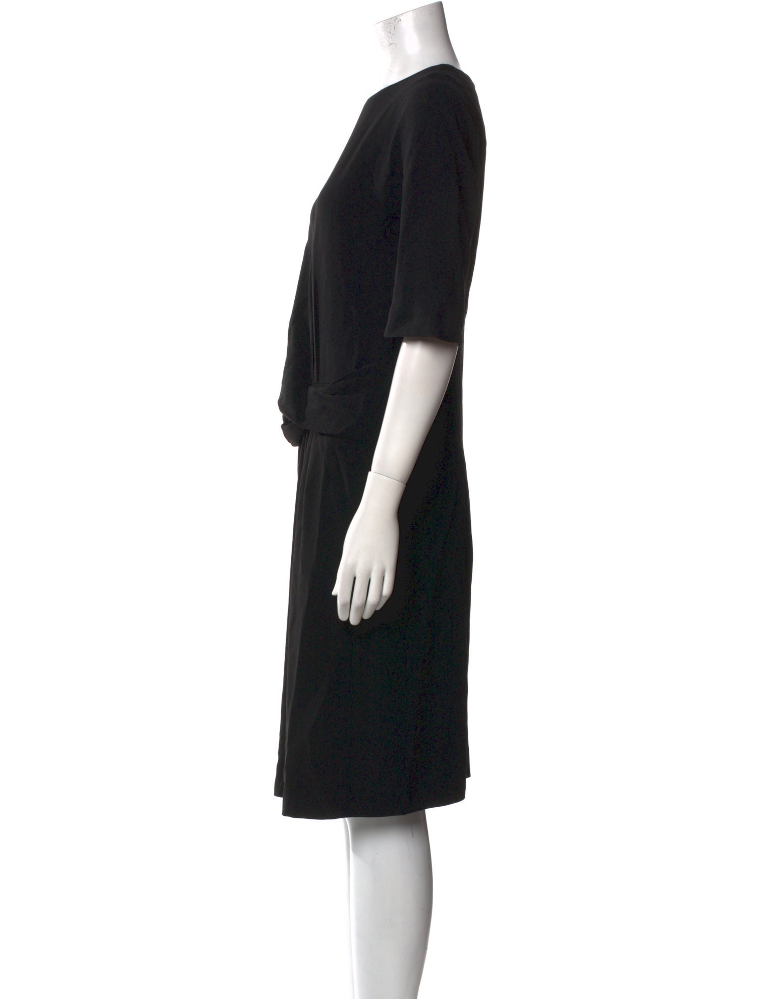 Gerard Darel Crew Neck Knee-Length Dress