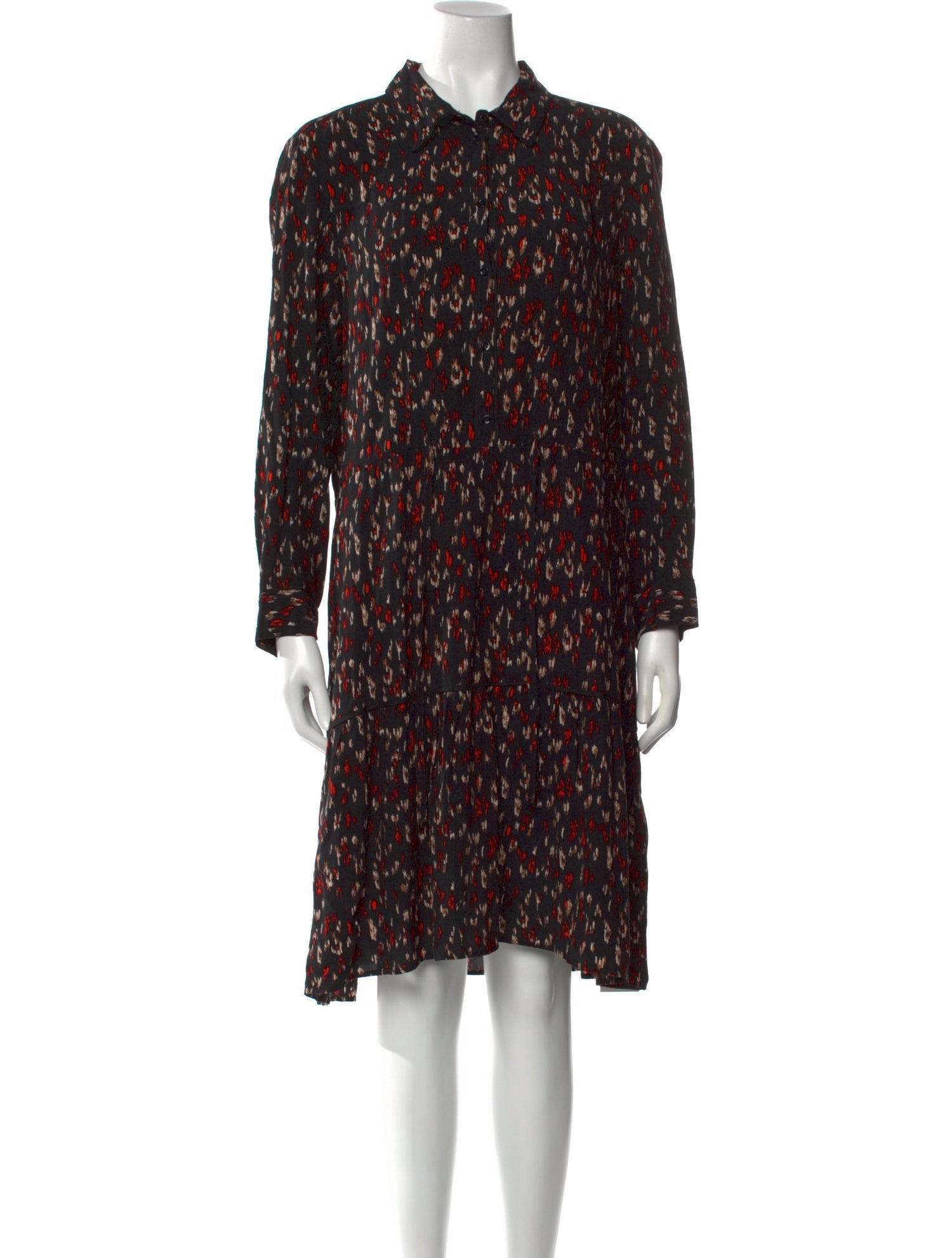 Gerard Darel Printed Knee-Length Dress
