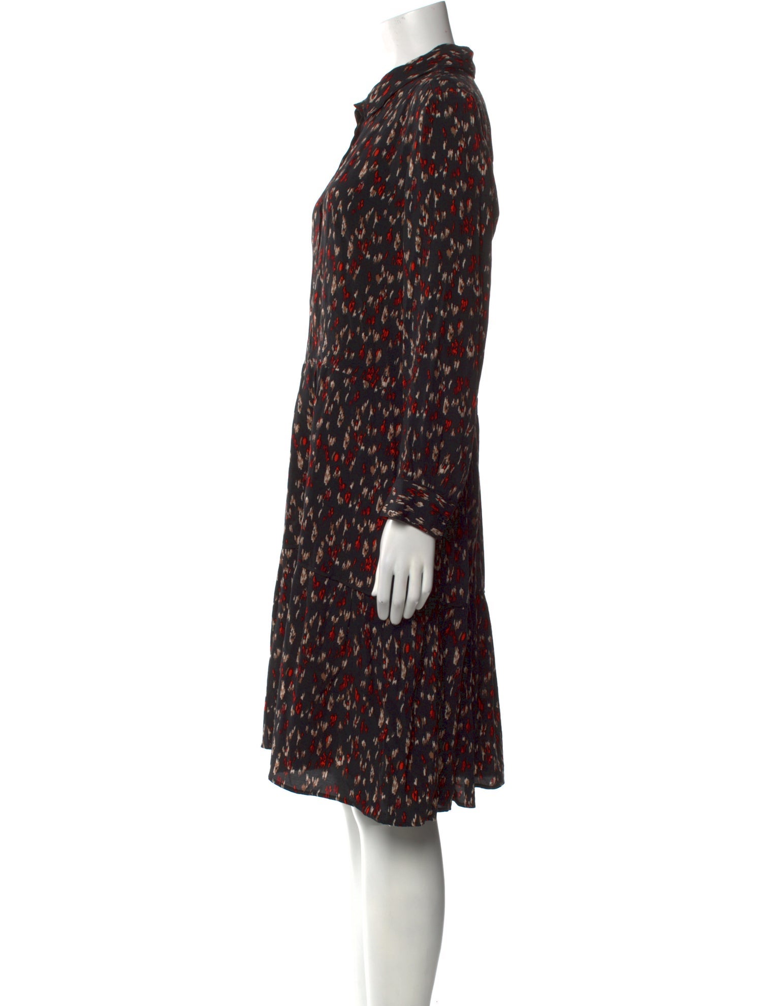 Gerard Darel Printed Knee-Length Dress