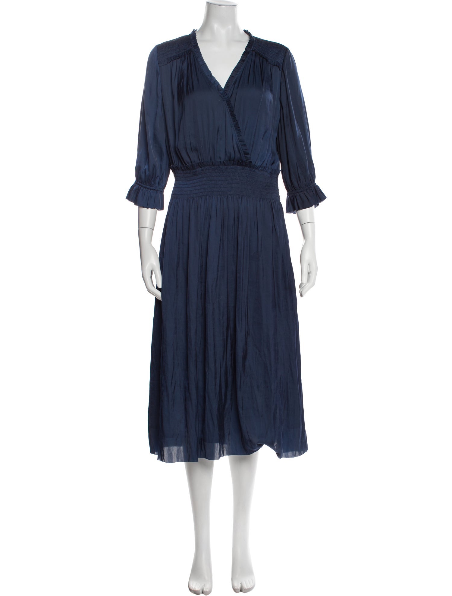 Gerard Darel V-Neck Long Dress