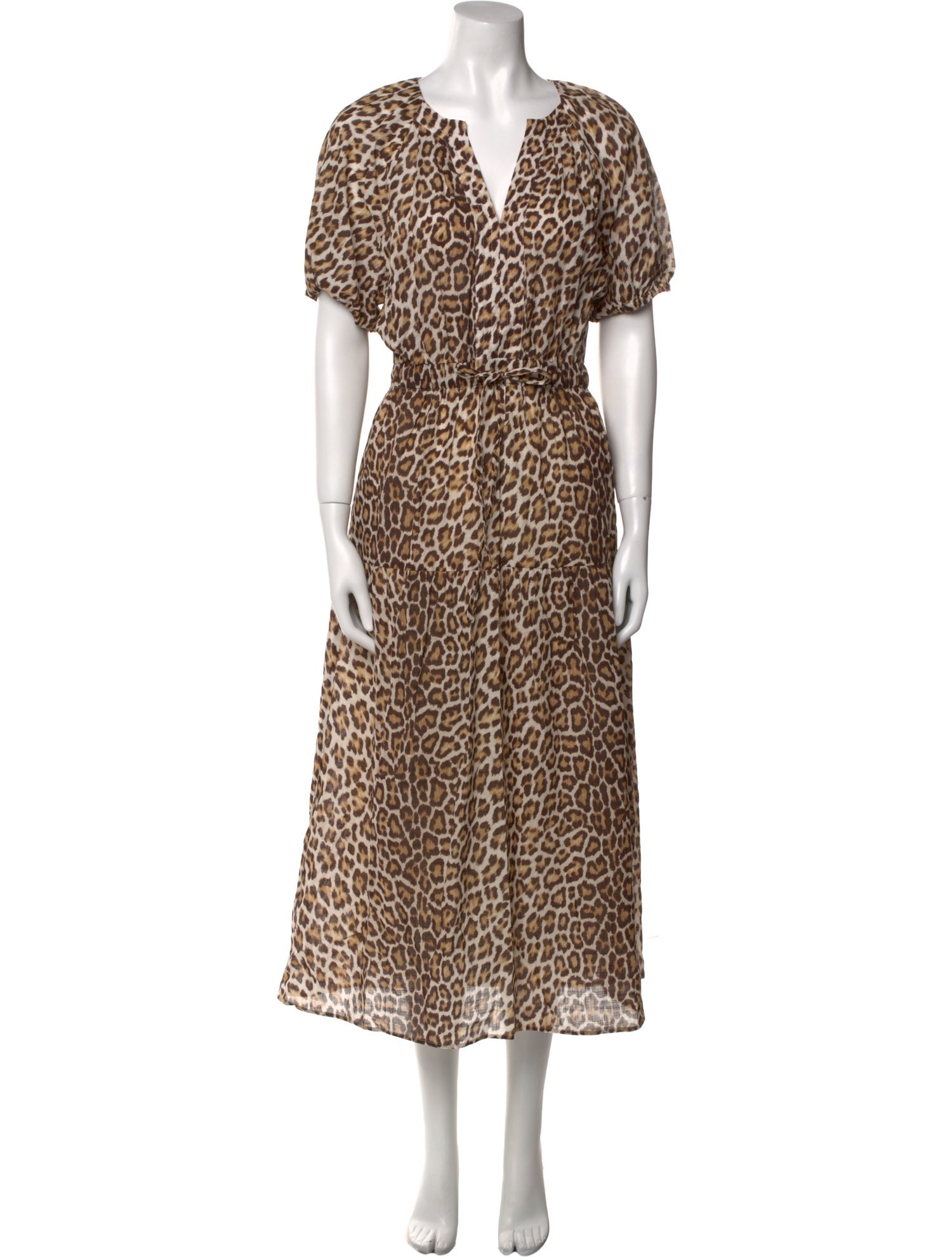 Gerard Darel Animal Print Long Dress w/ Tags