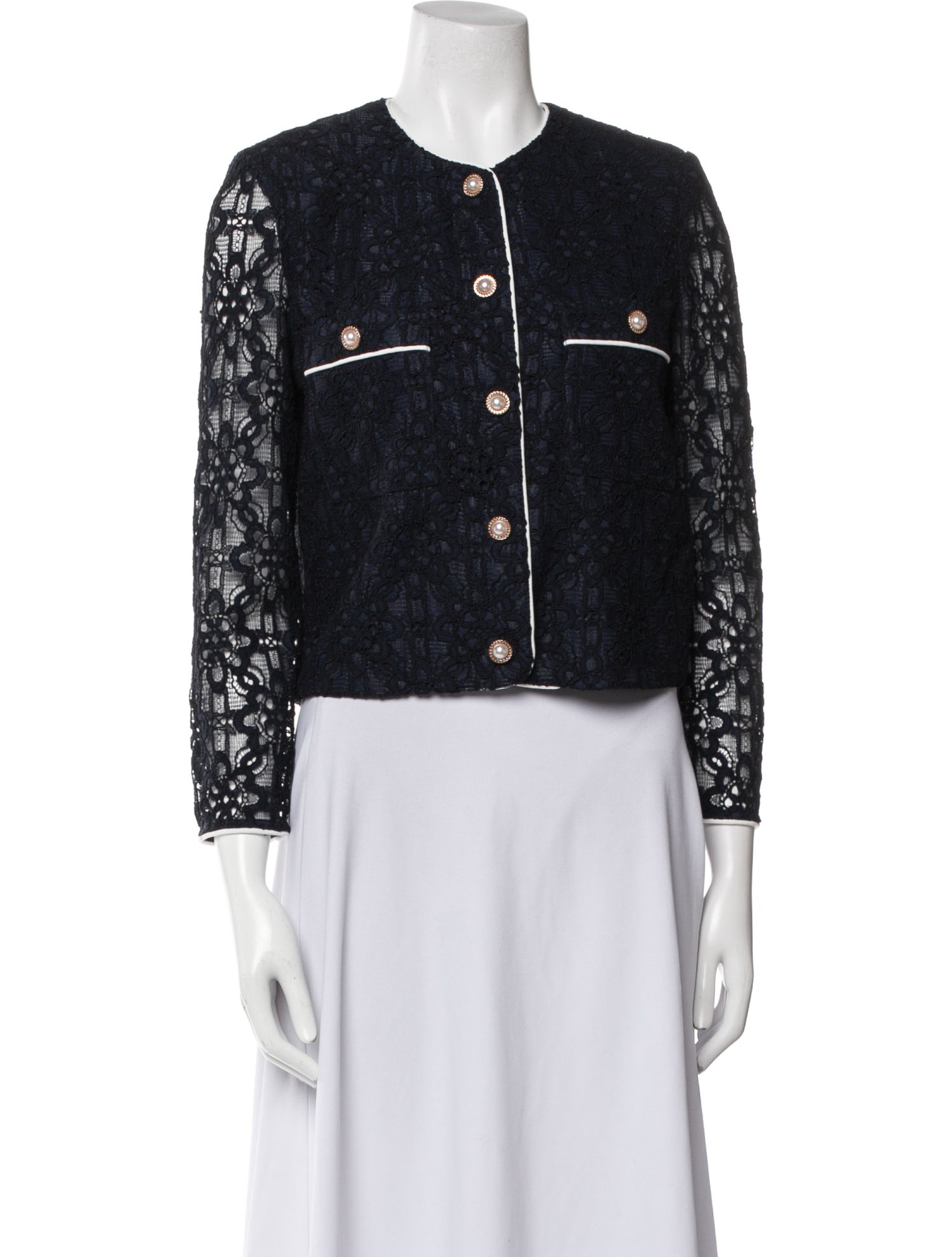 Gerard Darel Lace Lace Pattern Jacket w/ Tags