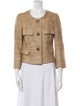 Gerard Darel Silk Tweed Pattern Evening Jacket