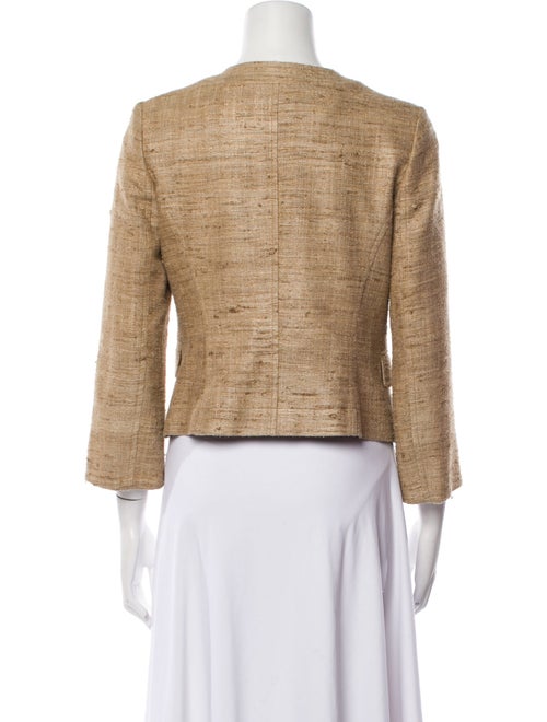 Gerard Darel Silk Tweed Pattern Evening Jacket