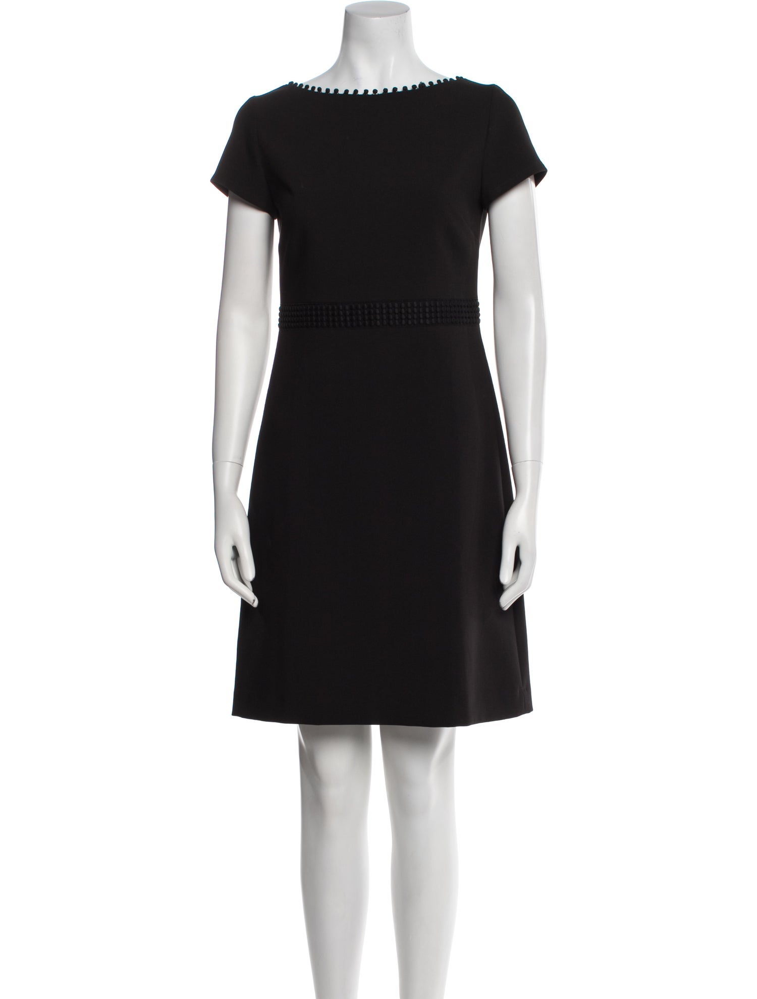 Gerard Darel Bateau Neckline Mini Dress