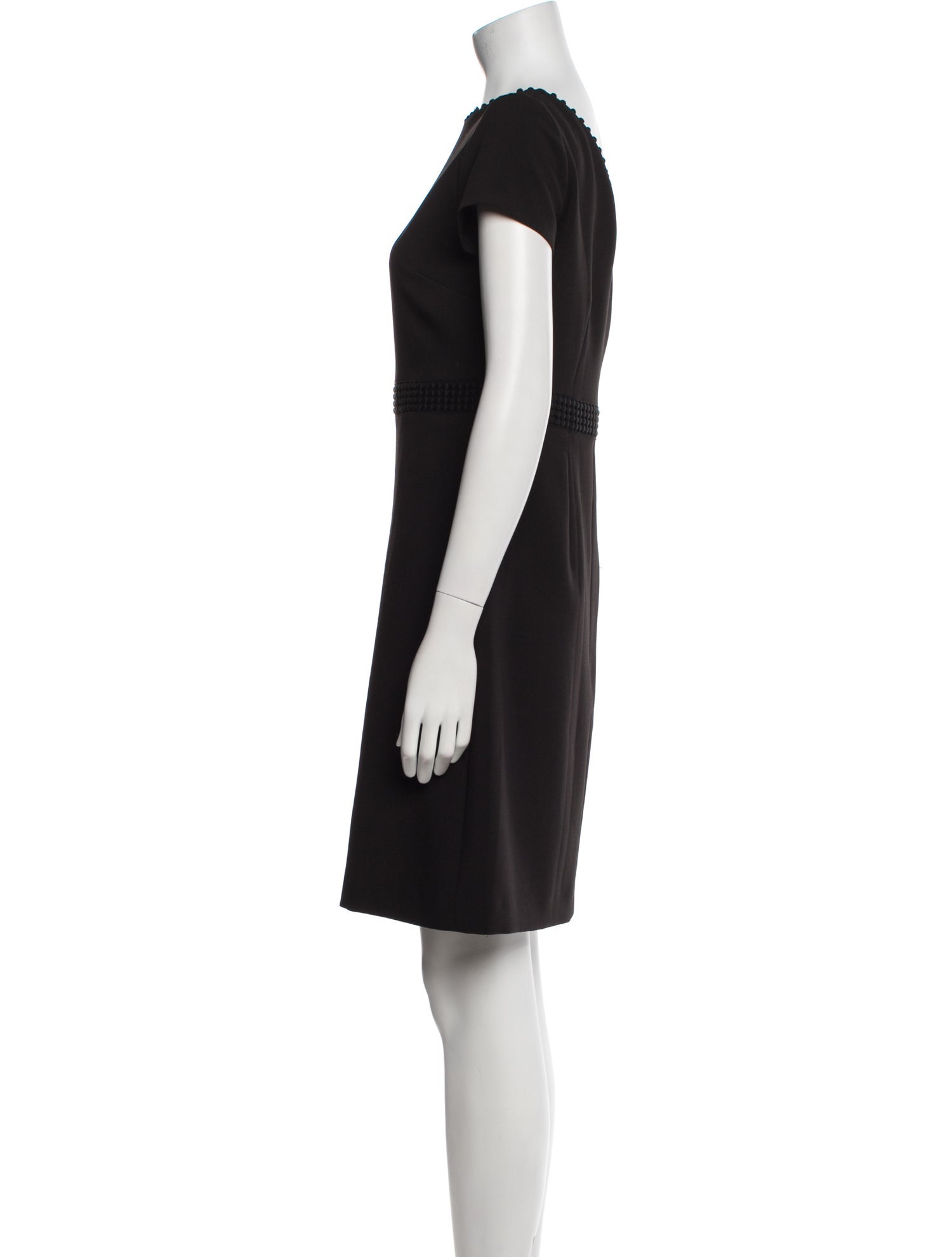 Gerard Darel Bateau Neckline Mini Dress