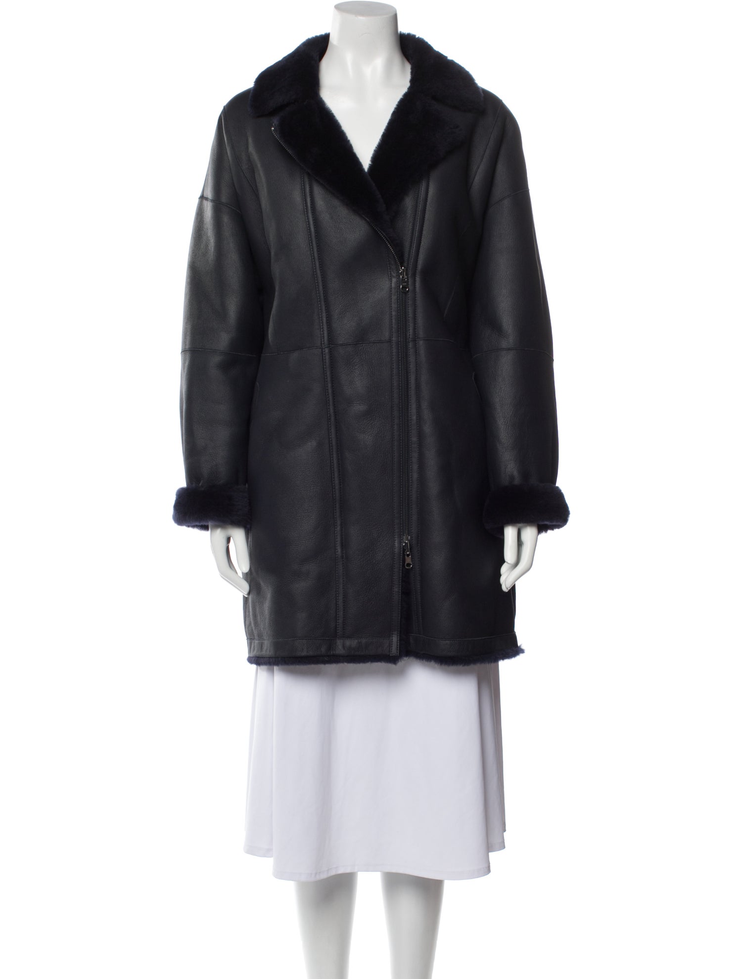 Gerard Darel Shearling Fur Jacket