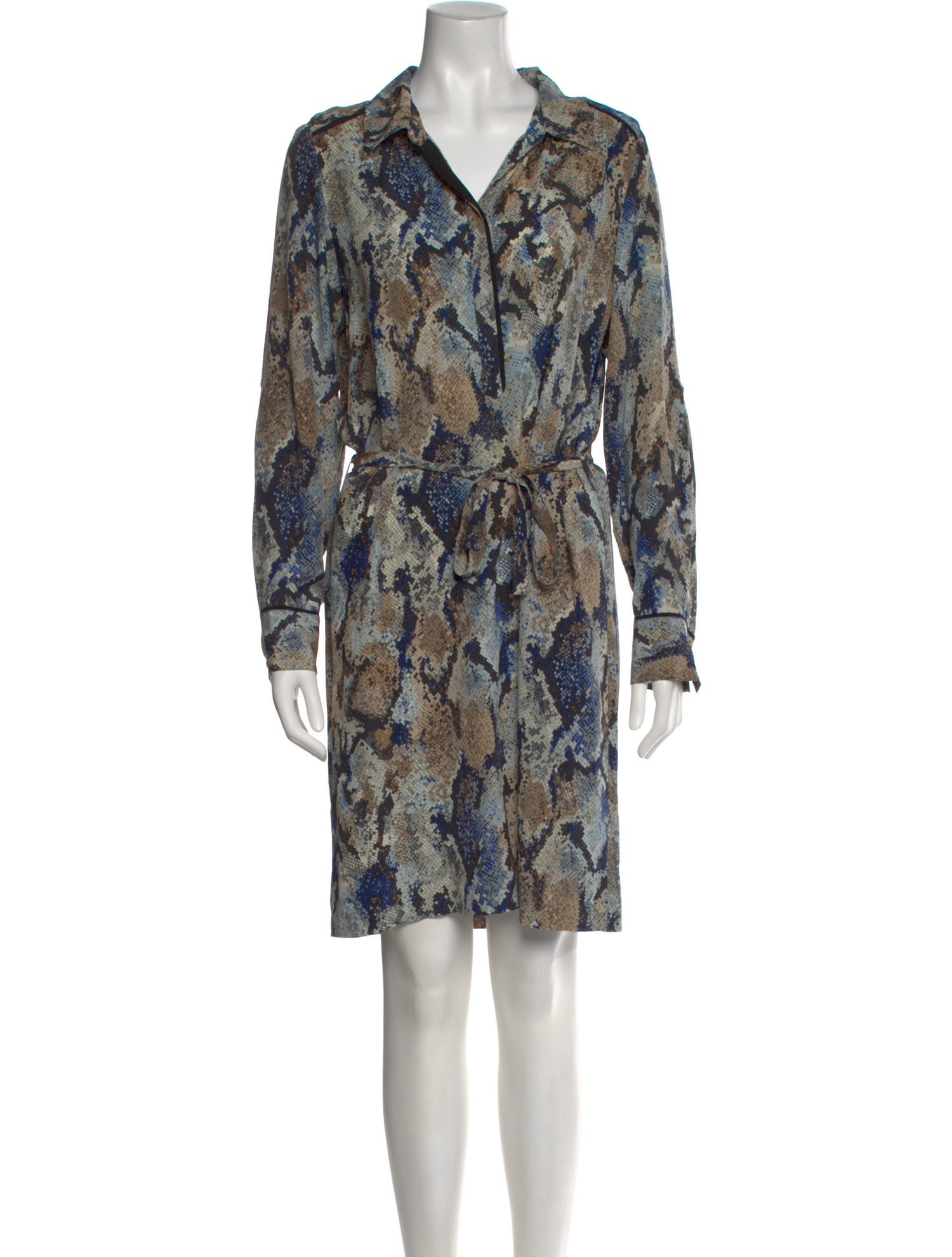 Gerard Darel Silk Knee-Length Dress