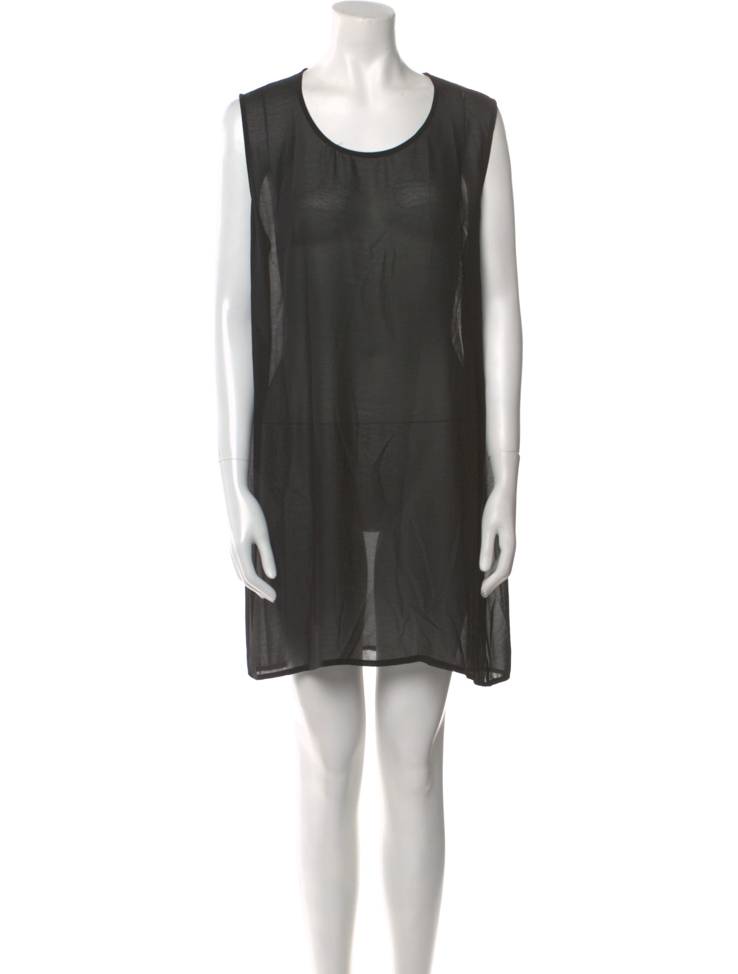 Gerard Darel Scoop Neck Mini Dress